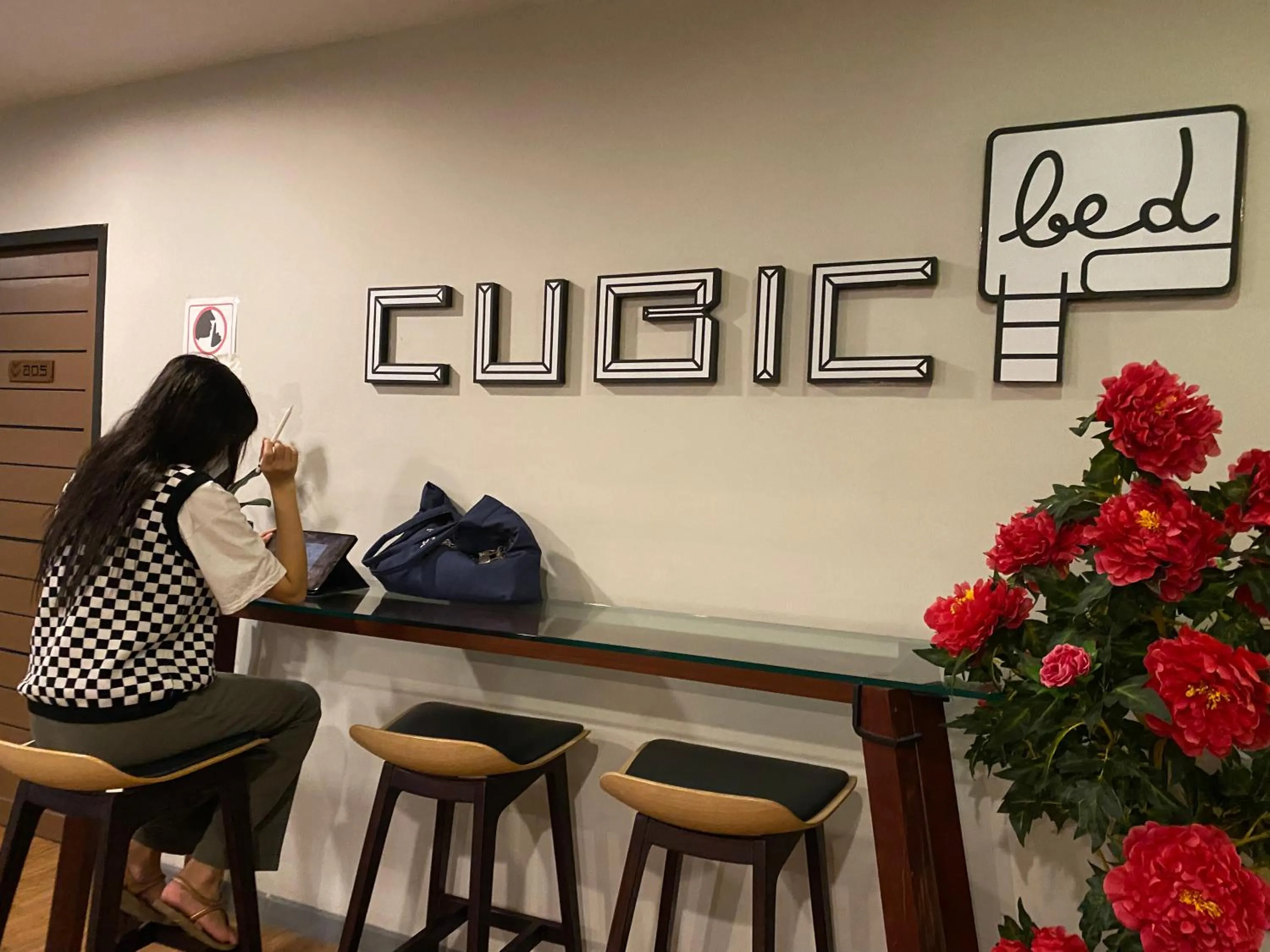 Lobby or reception in Cubic Bed Pratunam