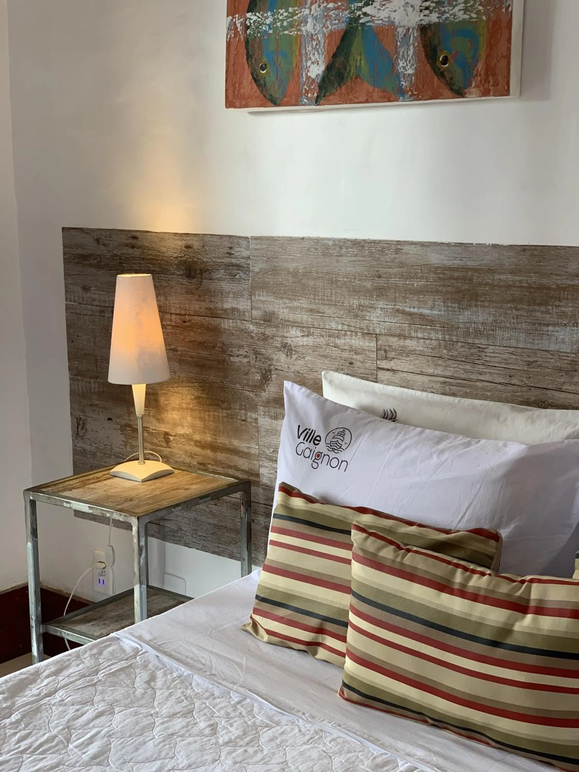 Bed in Pousada Villegaignon