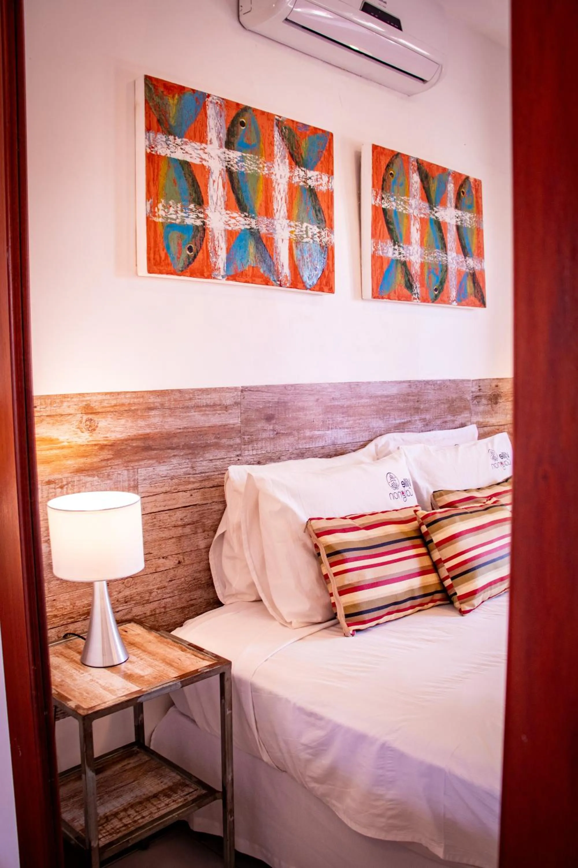 Bed in Pousada Villegaignon