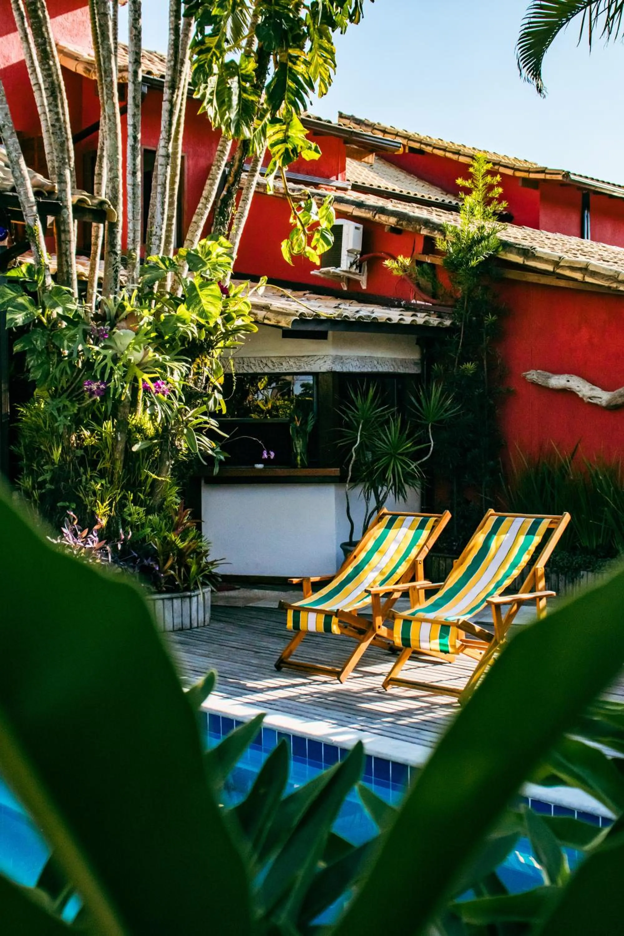 Garden in Pousada Villegaignon