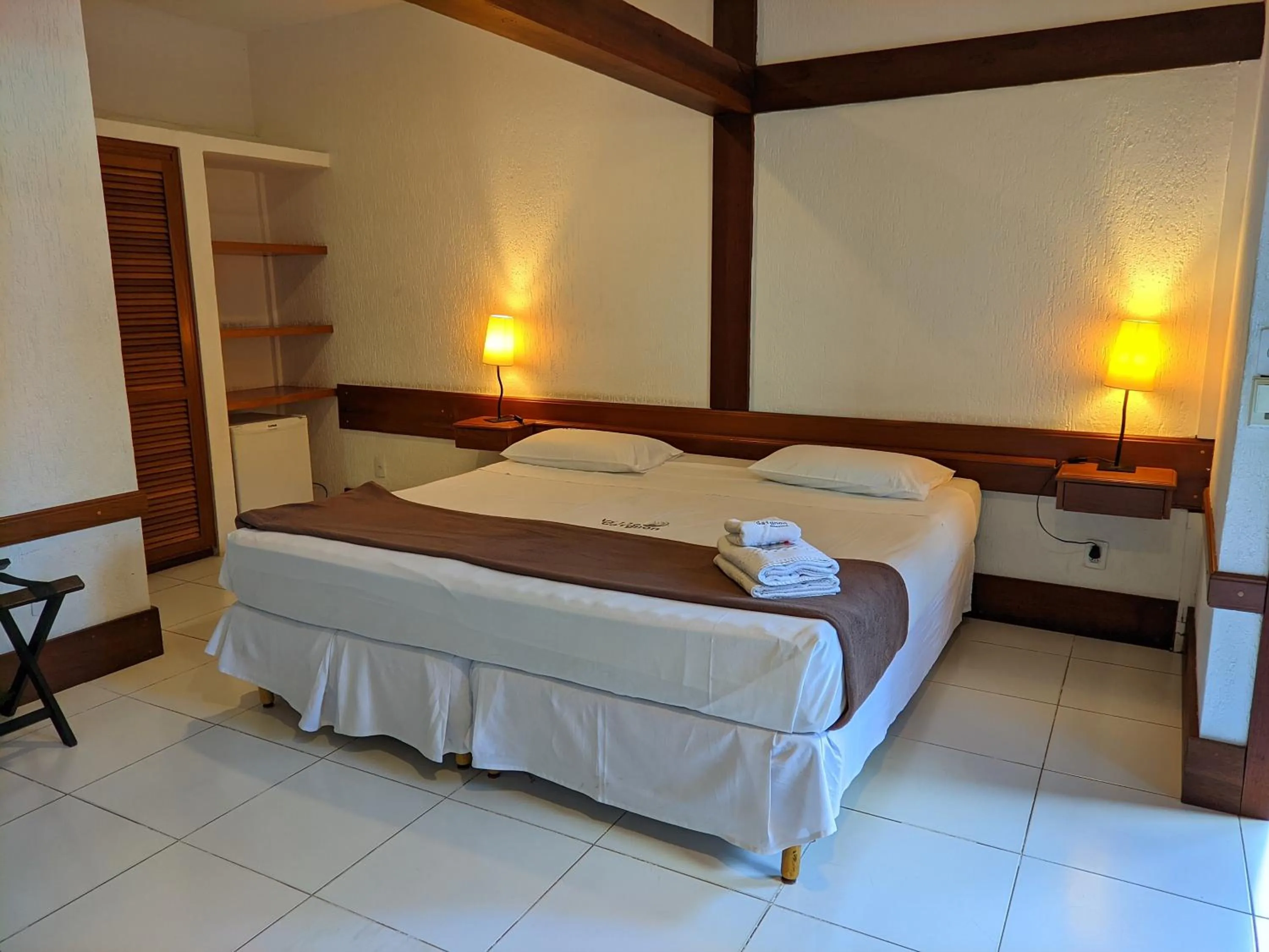 Bed in Pousada Villegaignon