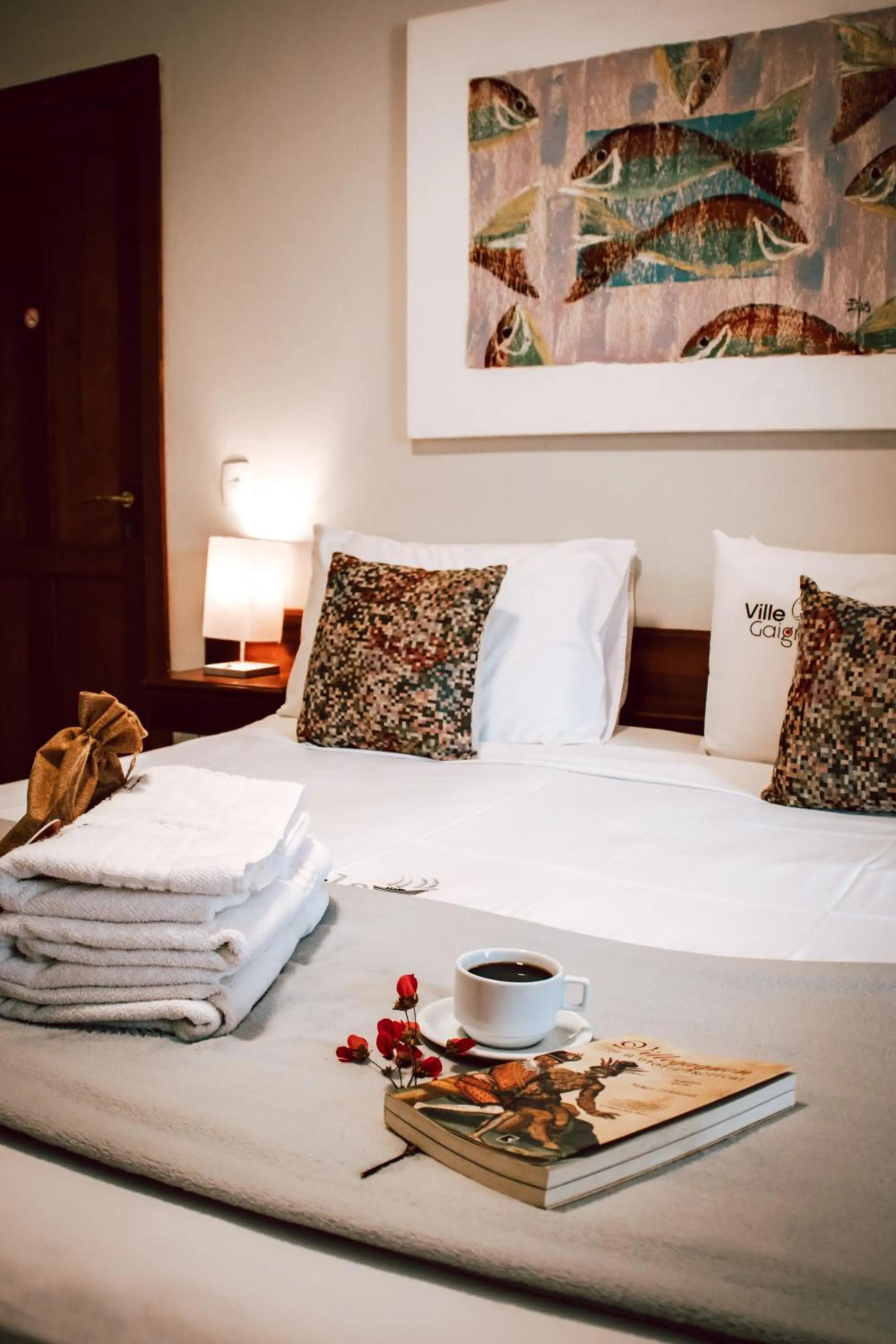 Bed in Pousada Villegaignon