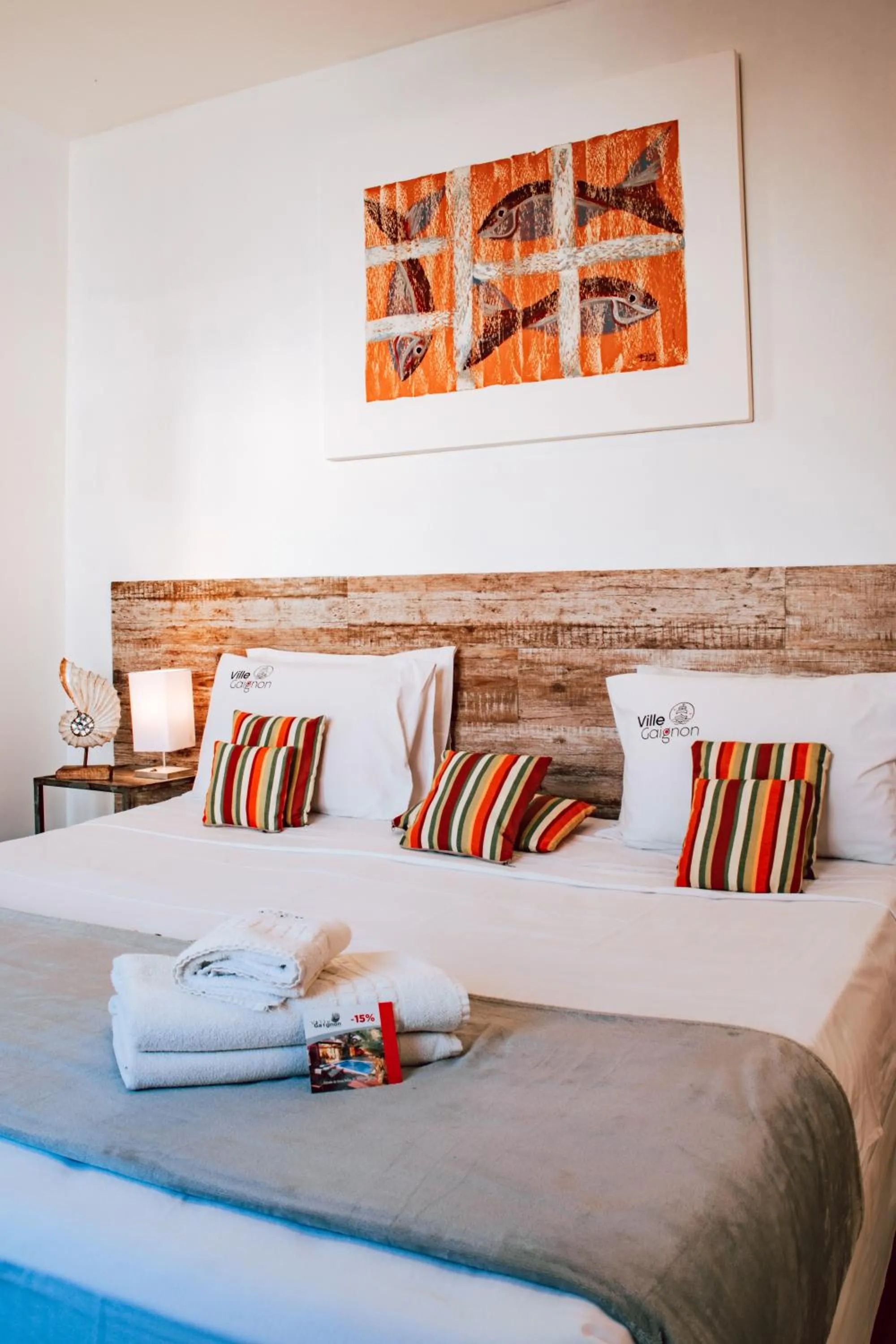 Bed in Pousada Villegaignon