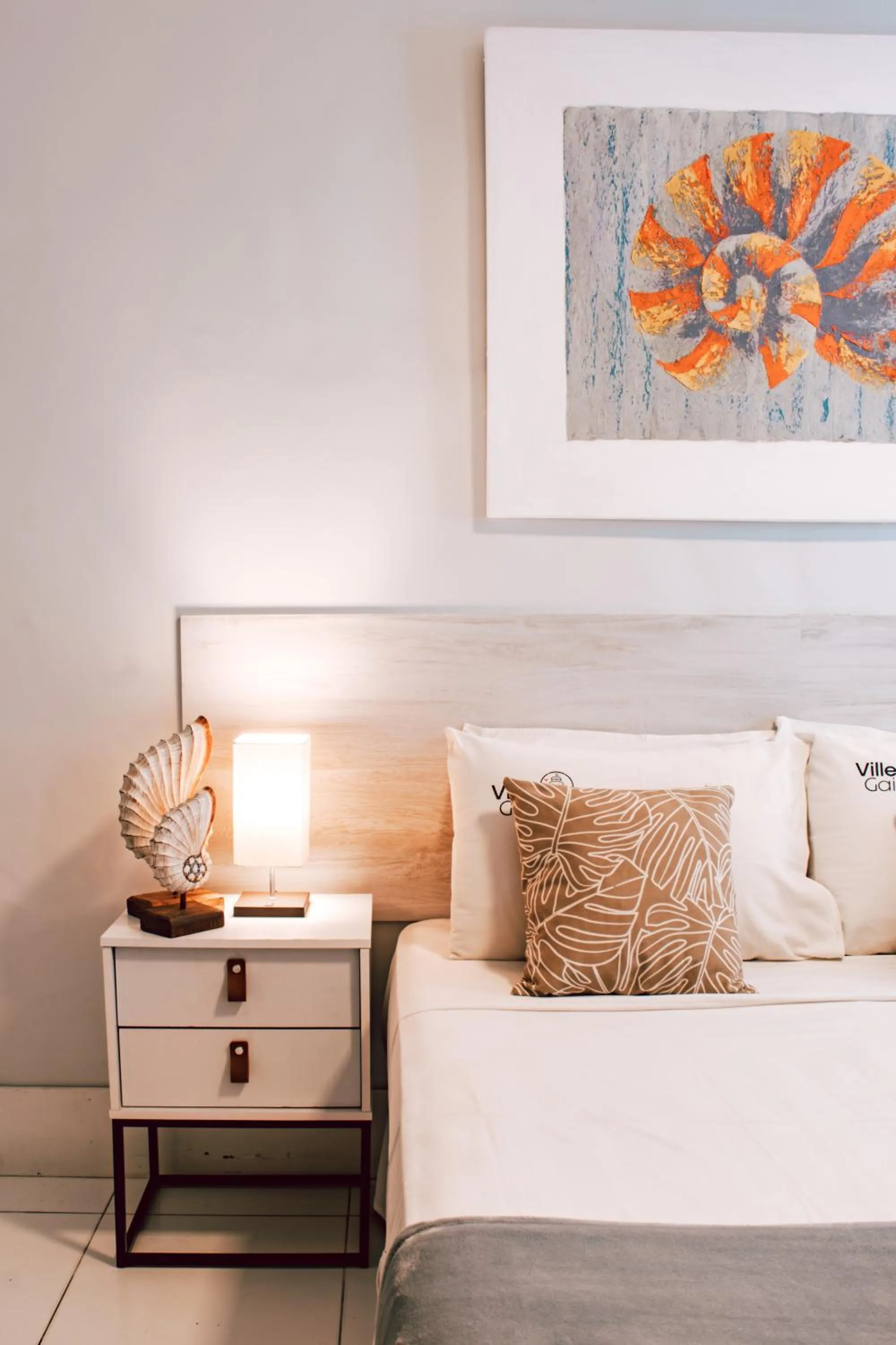 Bed in Pousada Villegaignon