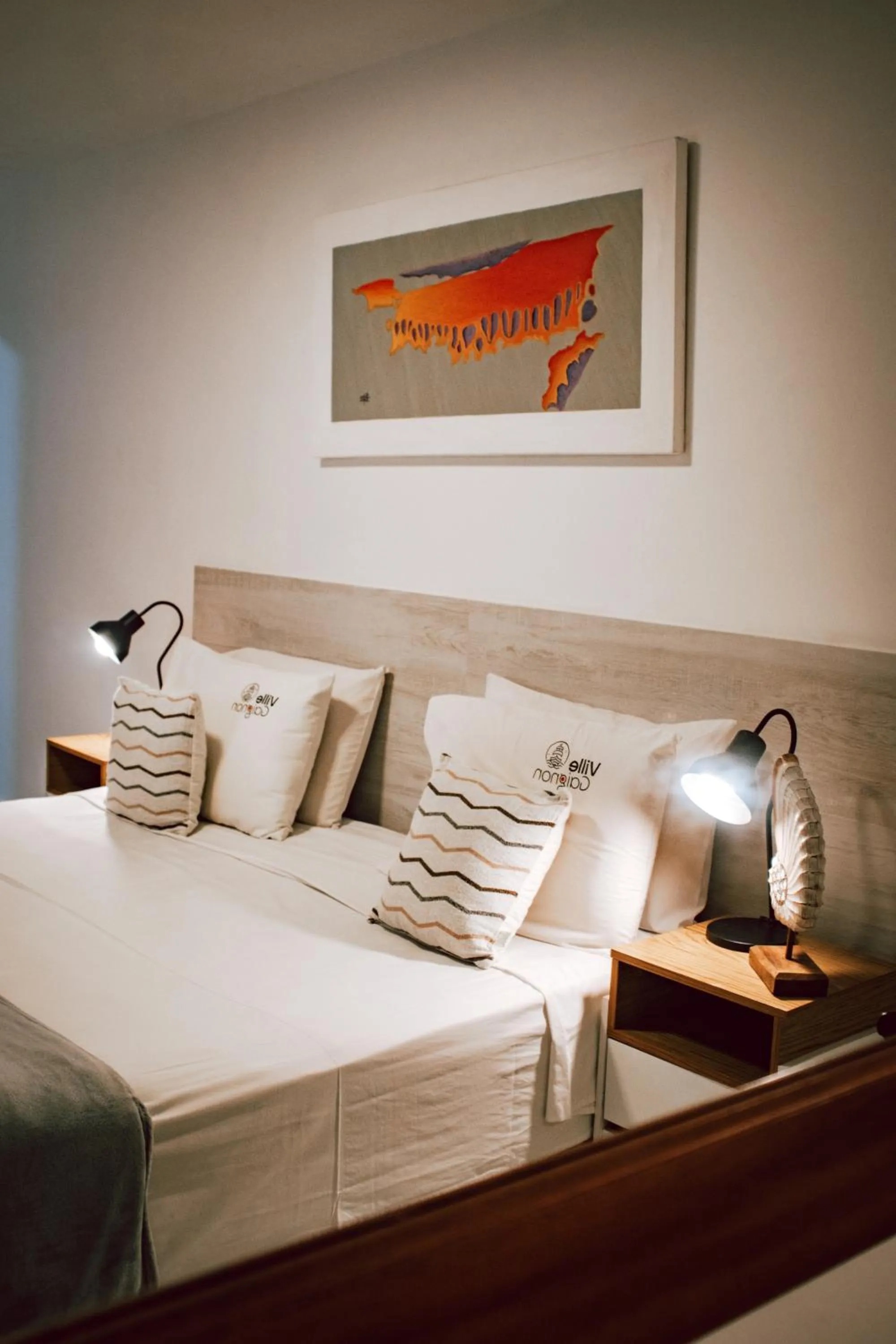 Bed in Pousada Villegaignon