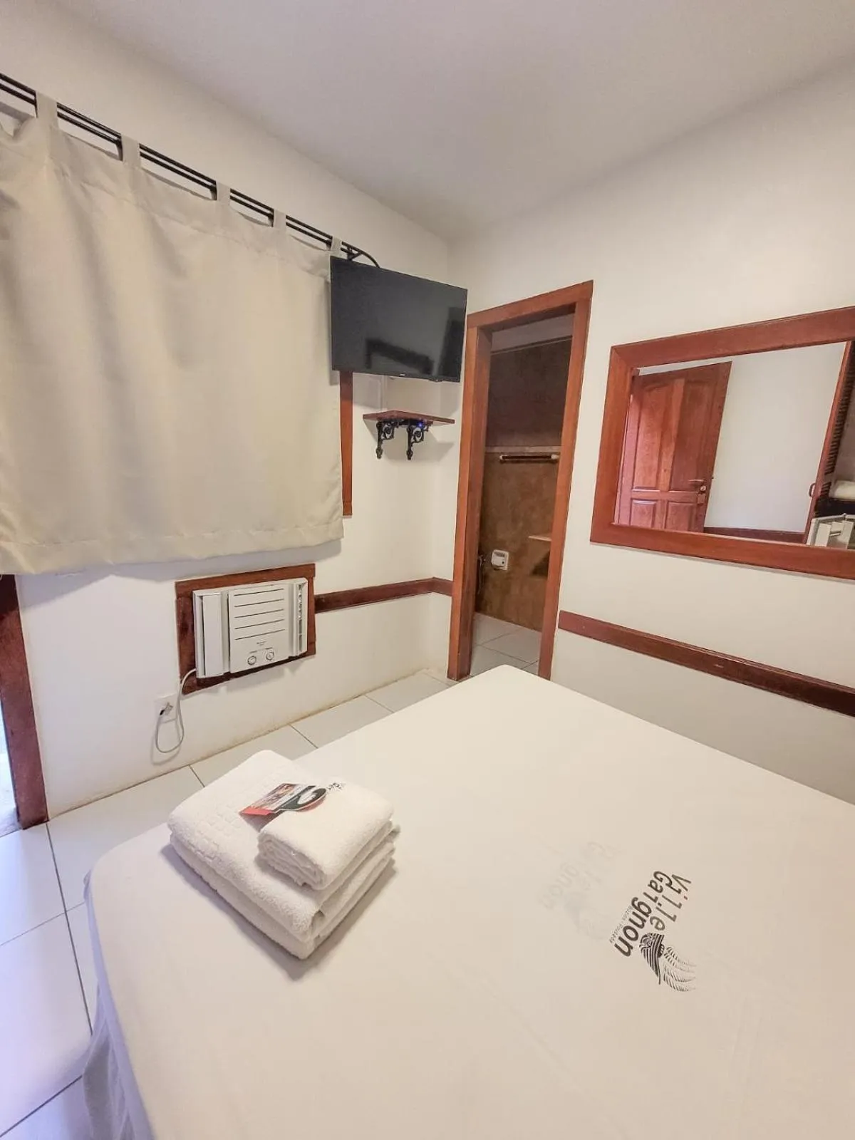 Bed in Pousada Villegaignon