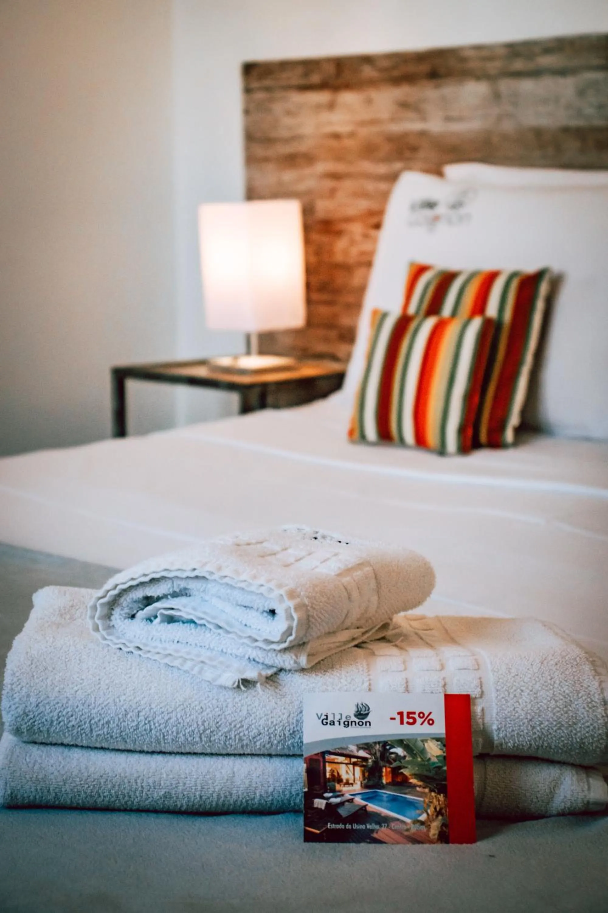 Bed in Pousada Villegaignon