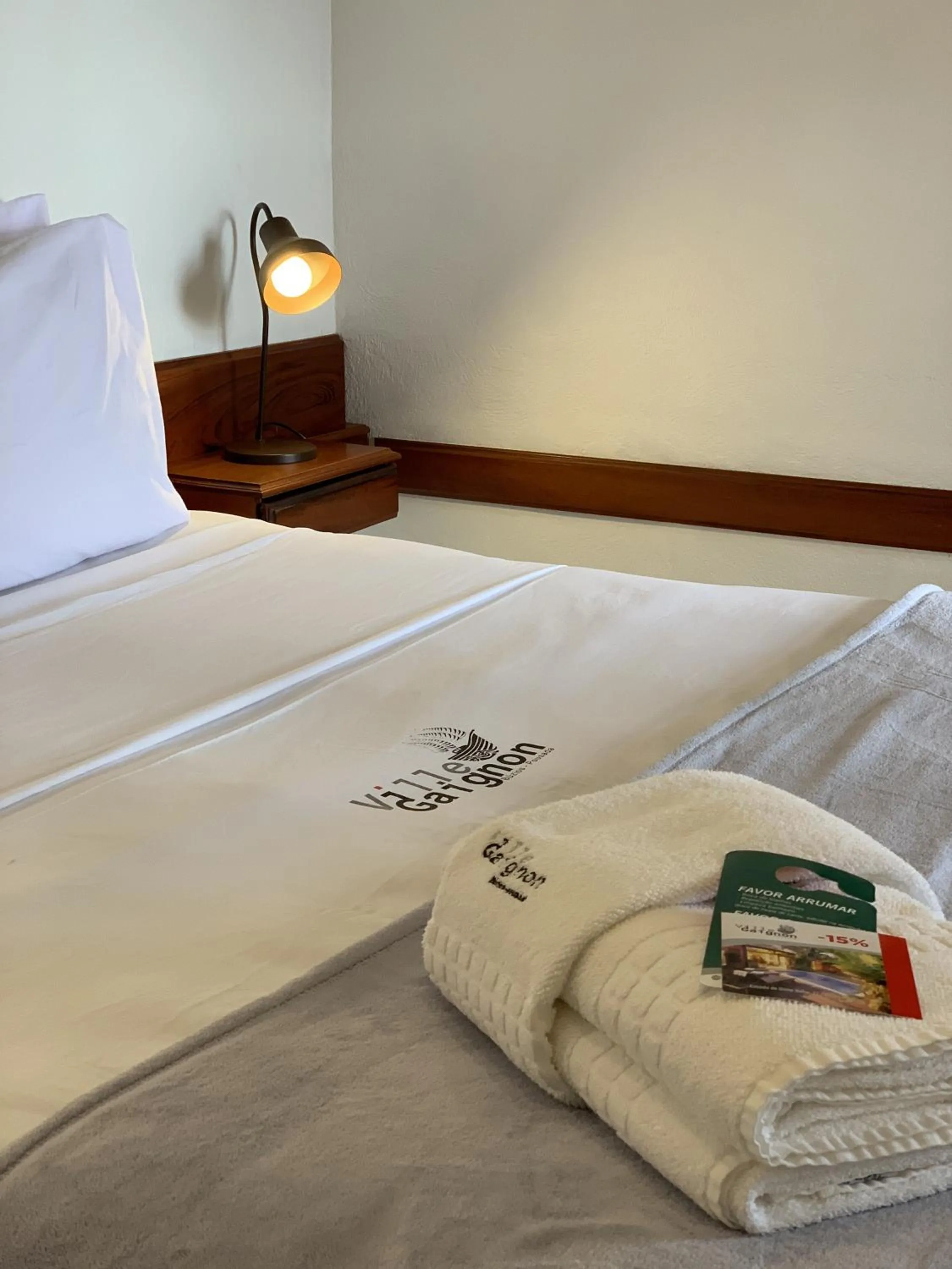 Bed in Pousada Villegaignon