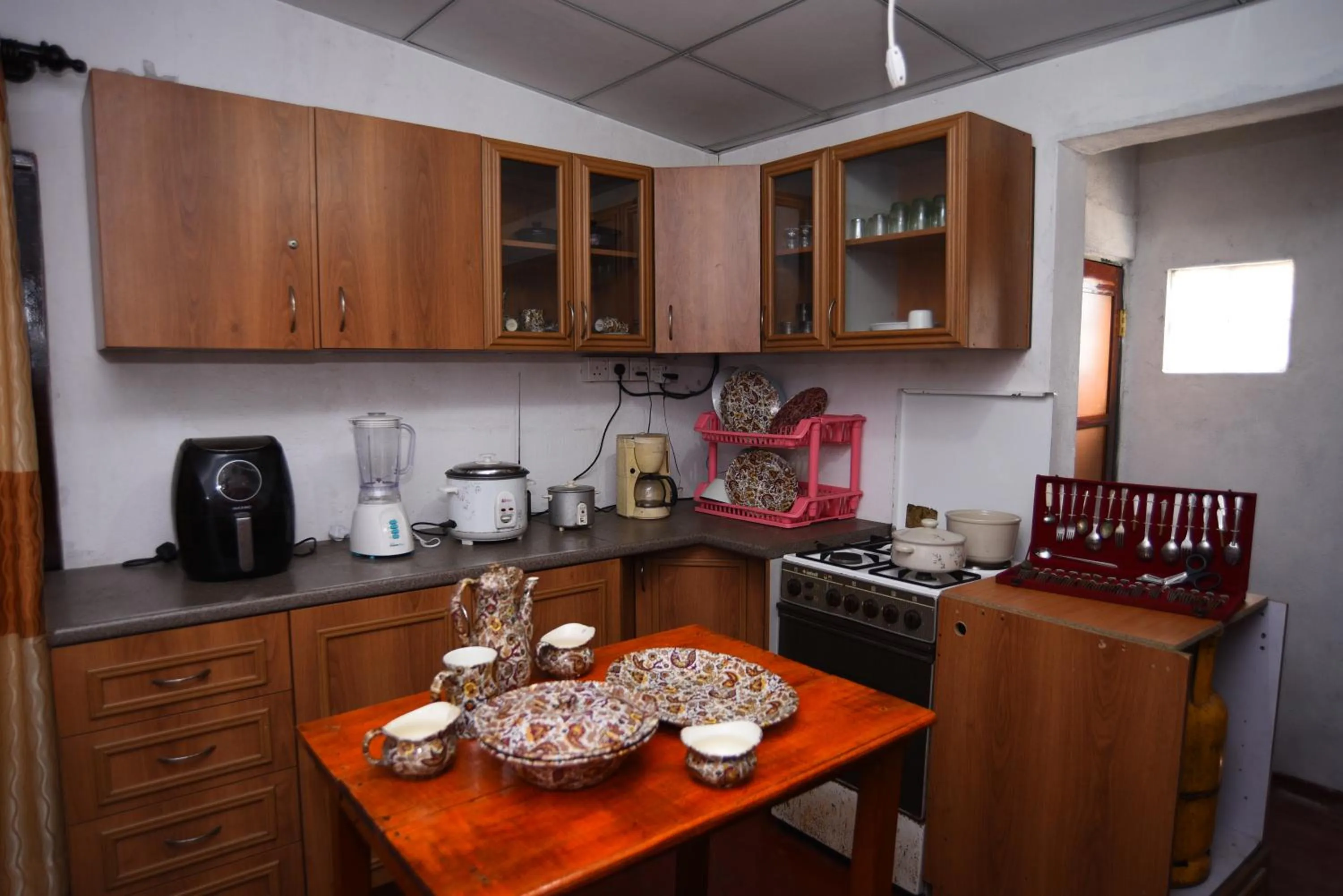 Kitchen or kitchenette in Suriya Ocean Villa