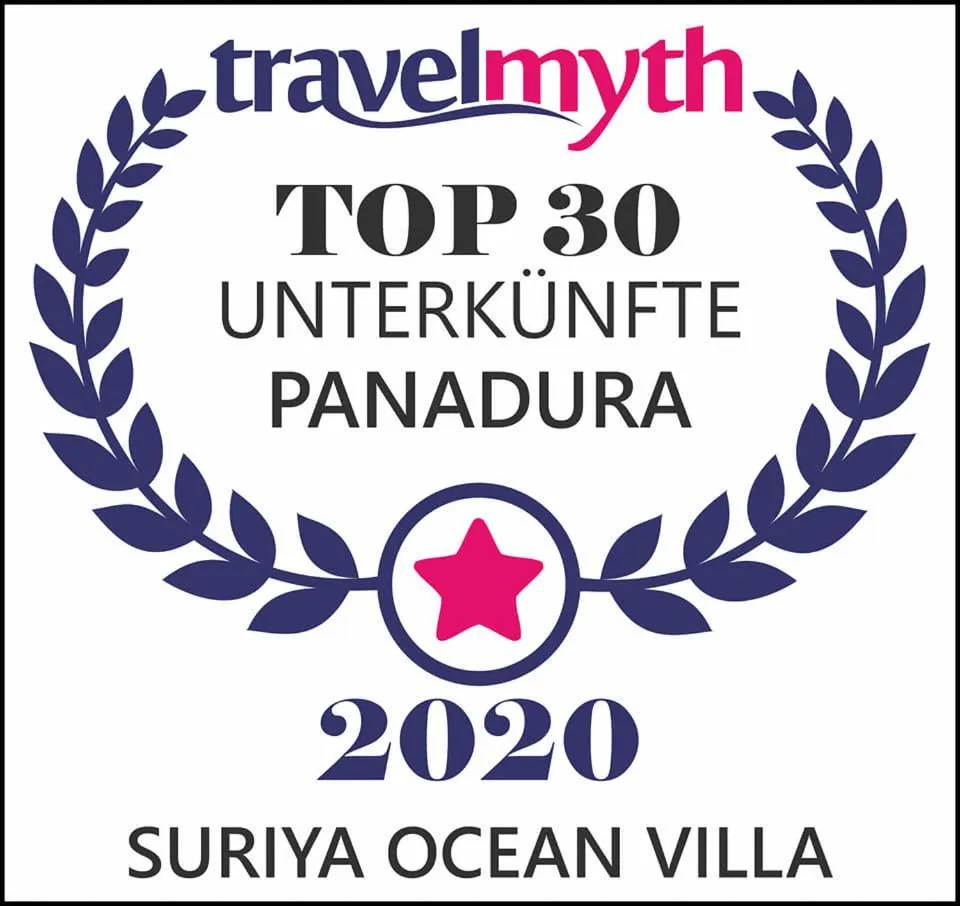 Logo/Certificate/Sign in Suriya Ocean Villa