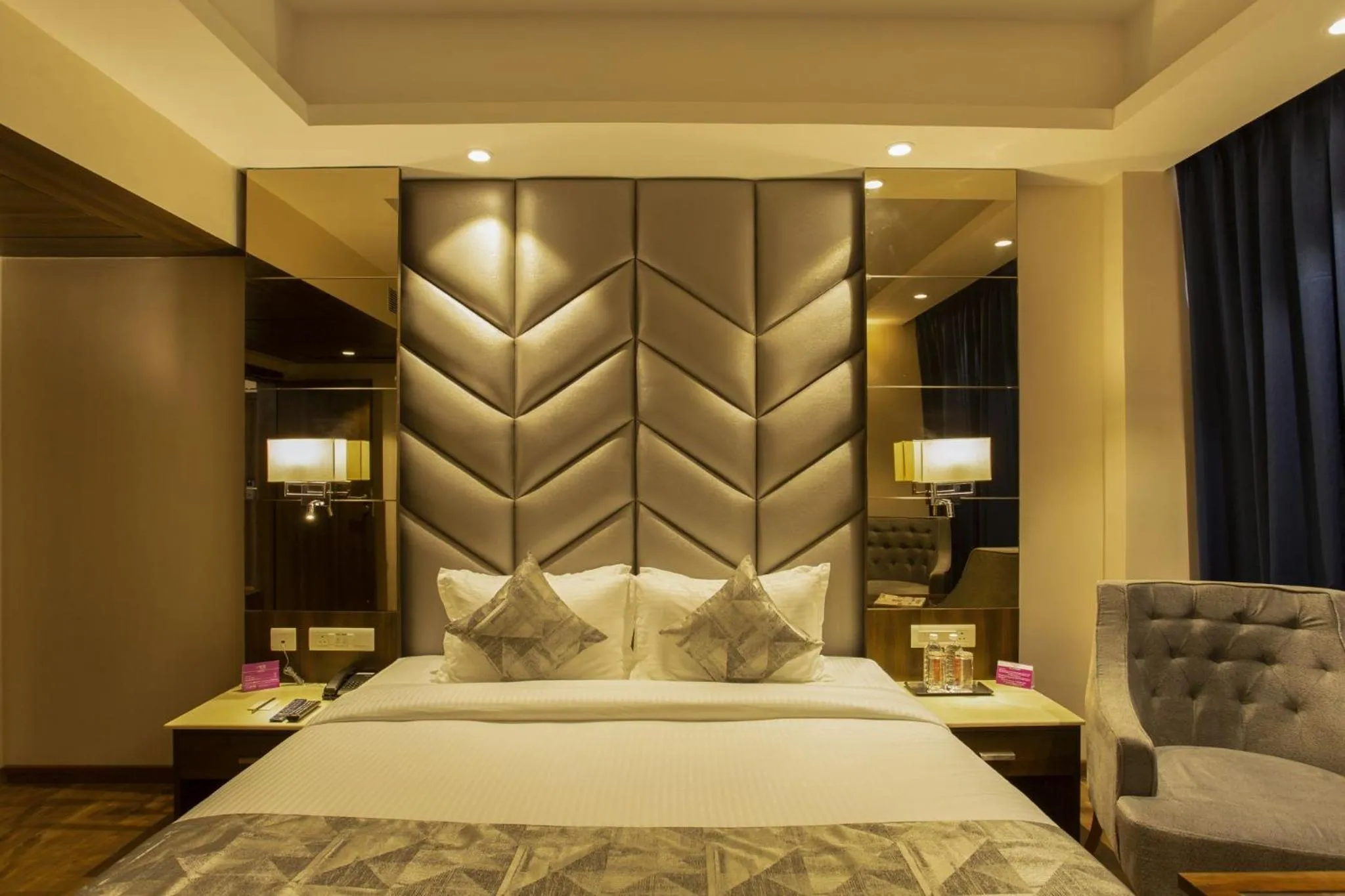 Bed in Sarovar Portico, Somnath
