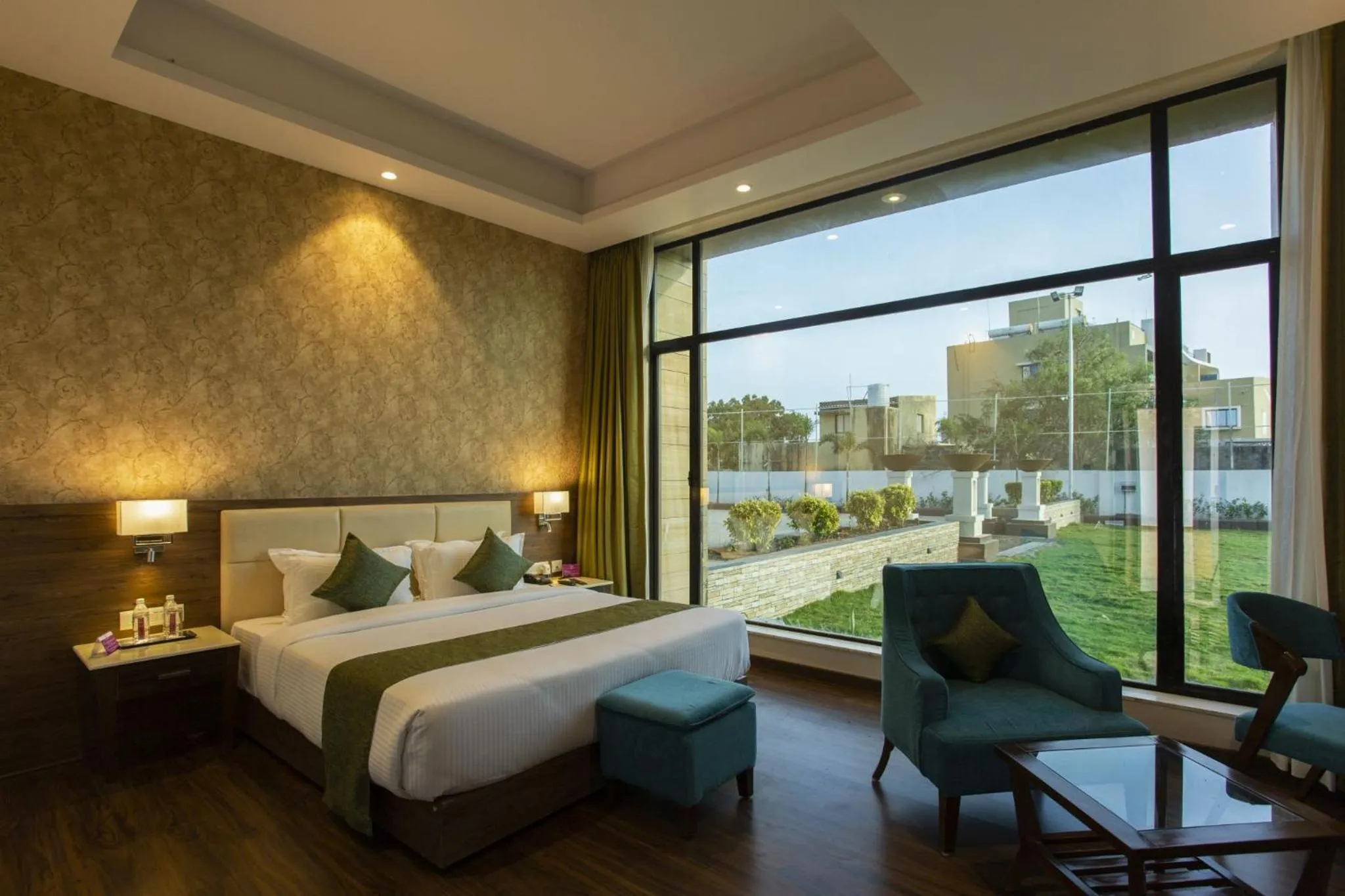 Bed in Sarovar Portico, Somnath