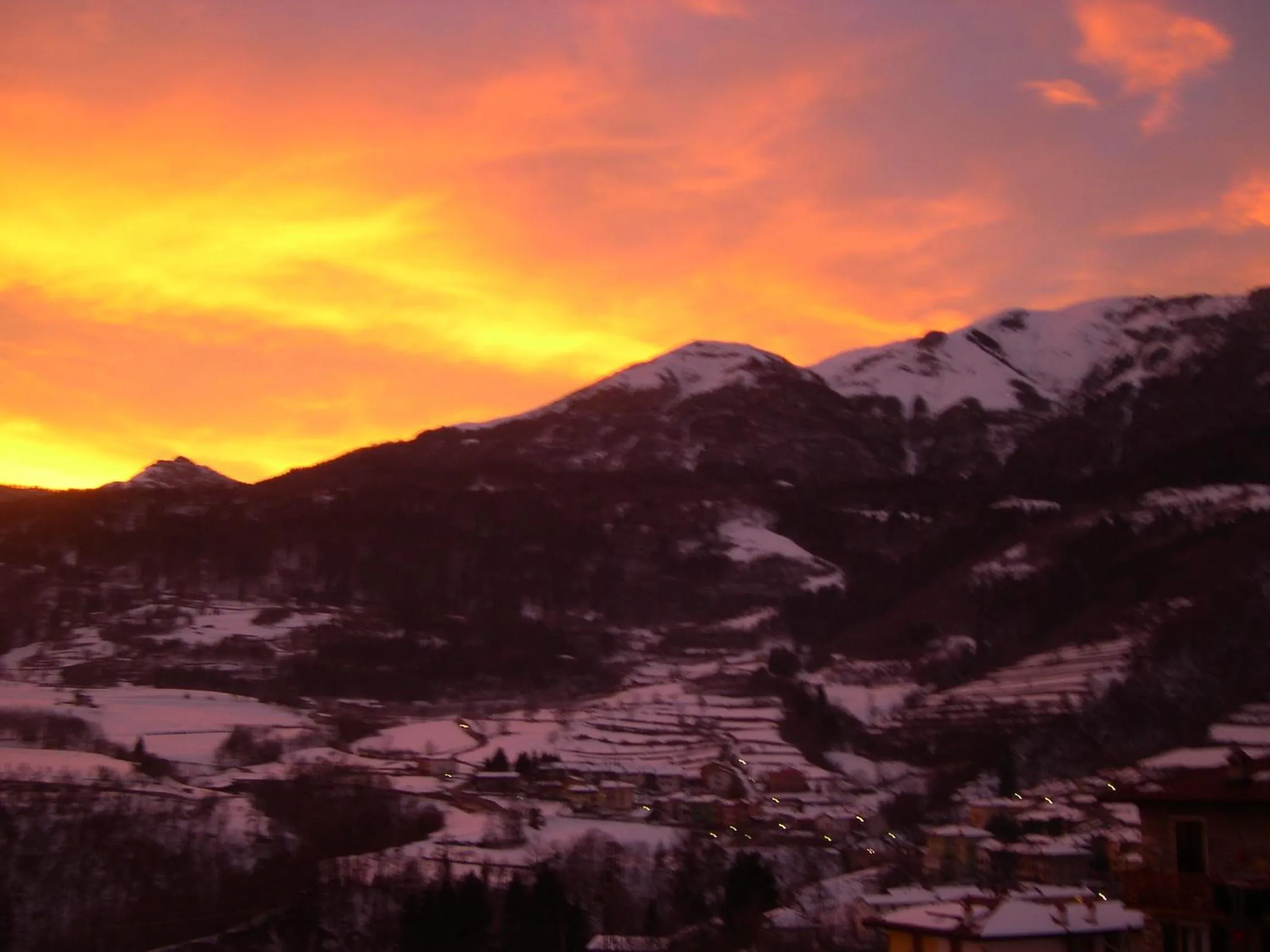 Winter in Villa Monica