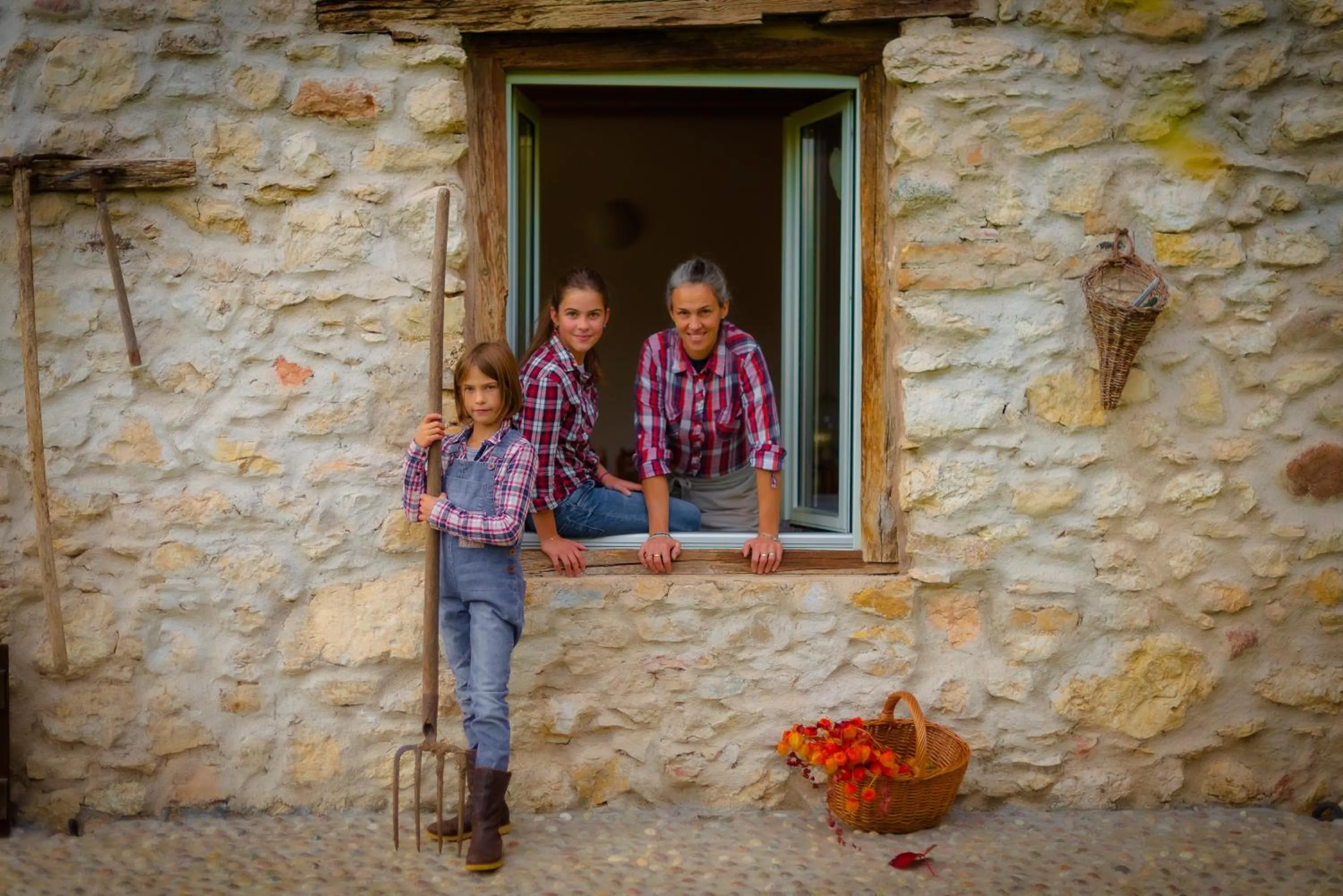 Family in Villa Monica
