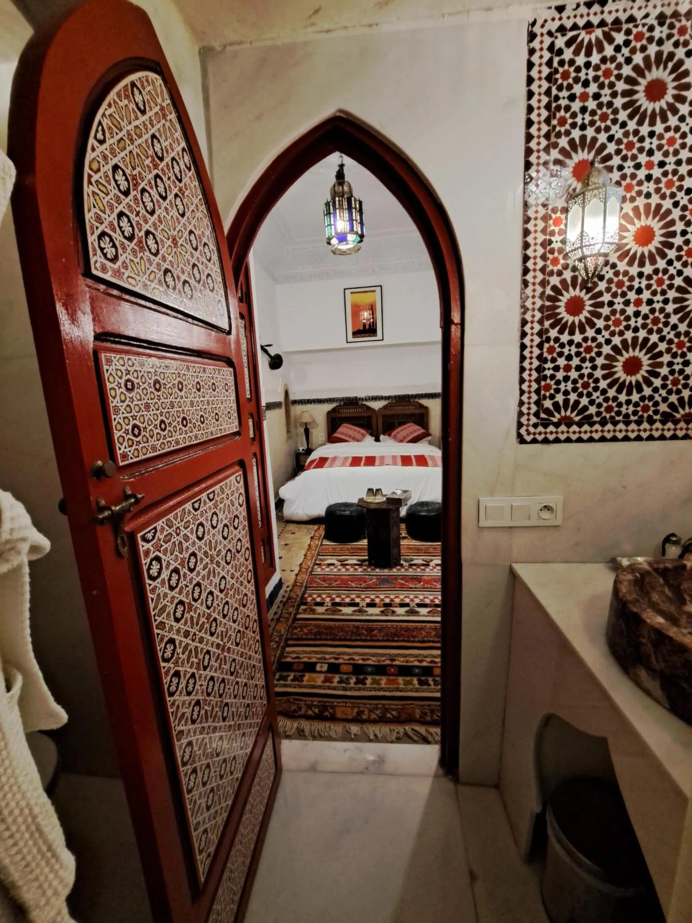 Bed in Dar Al Kounouz