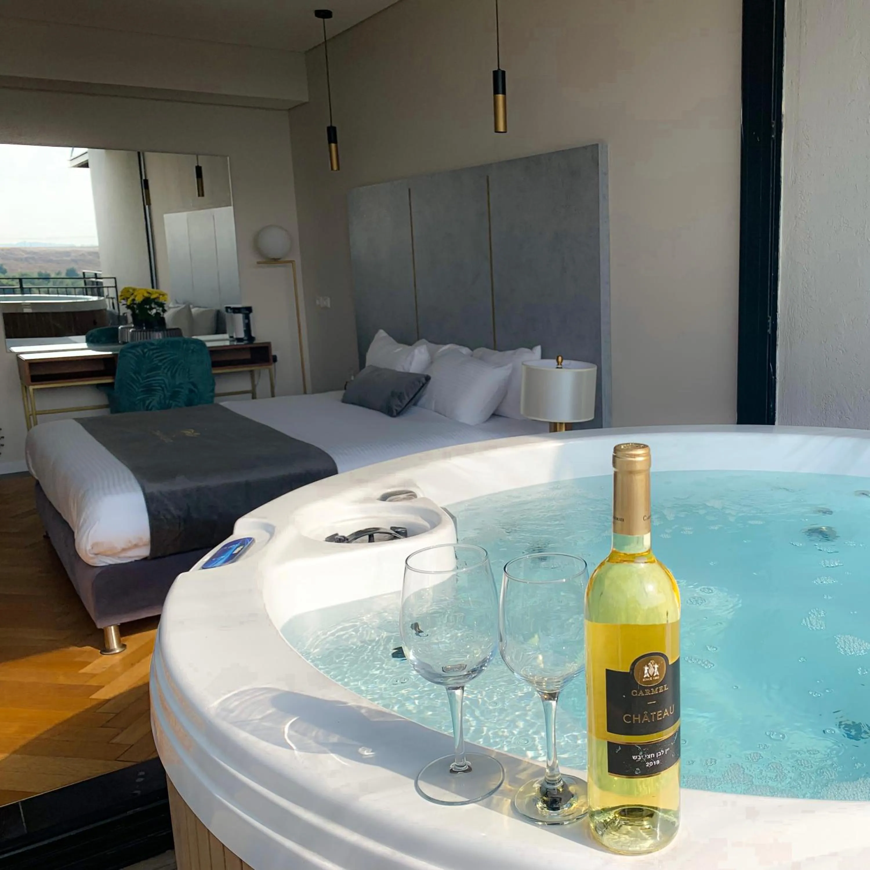 Bed in Dream Island Spa & Health Resort