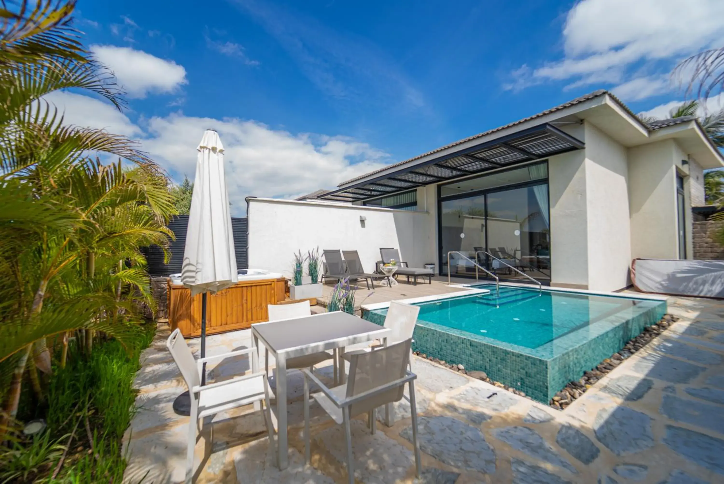 Aquamarine Garden Suite with Private Pool, Spa Bath & Landscape in Dream Island Spa & Health Resort Aquamarine Garden Suite with Private Pool, Spa Bath & Landscape in Dream Island Spa & Health Resort