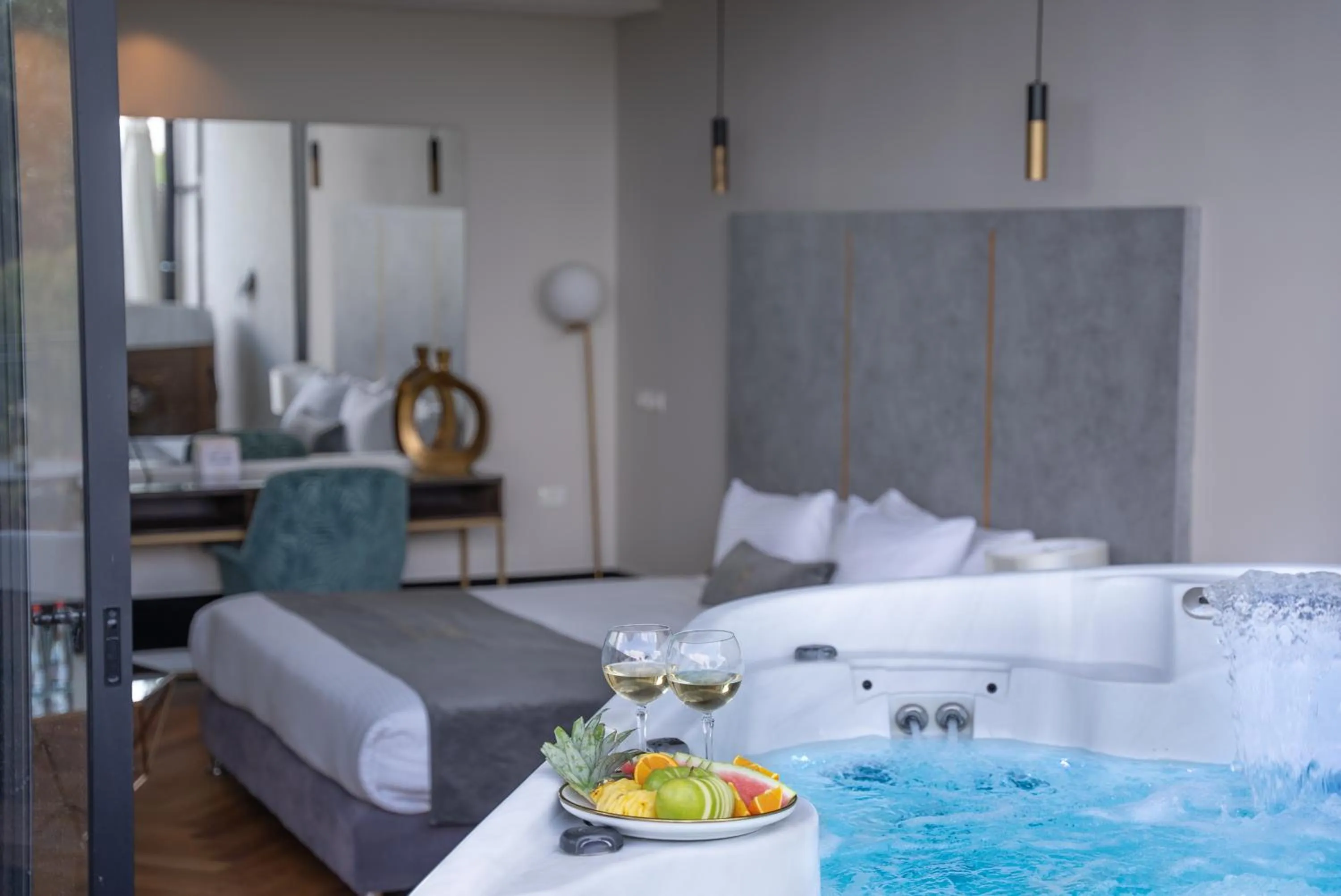 Bed in Dream Island Spa & Health Resort