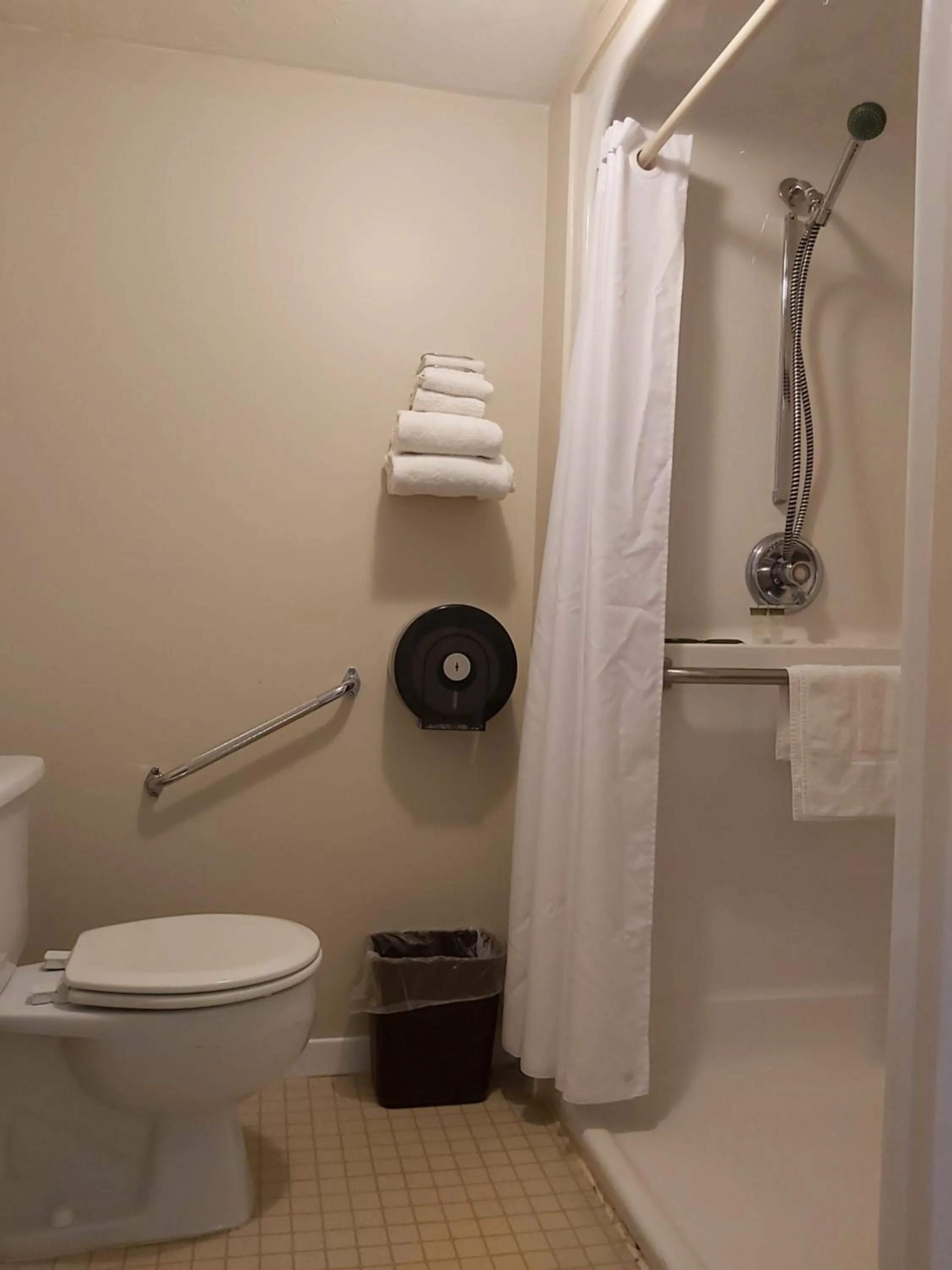 Toilet in Seely's Motel