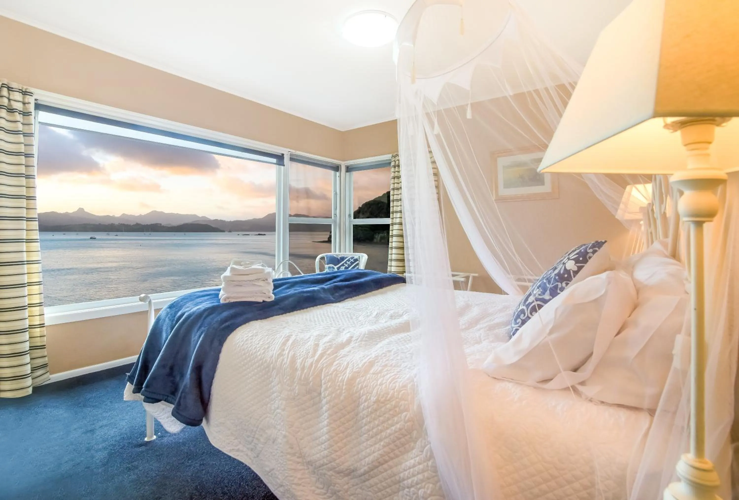 Bed in Coromandel Apartments