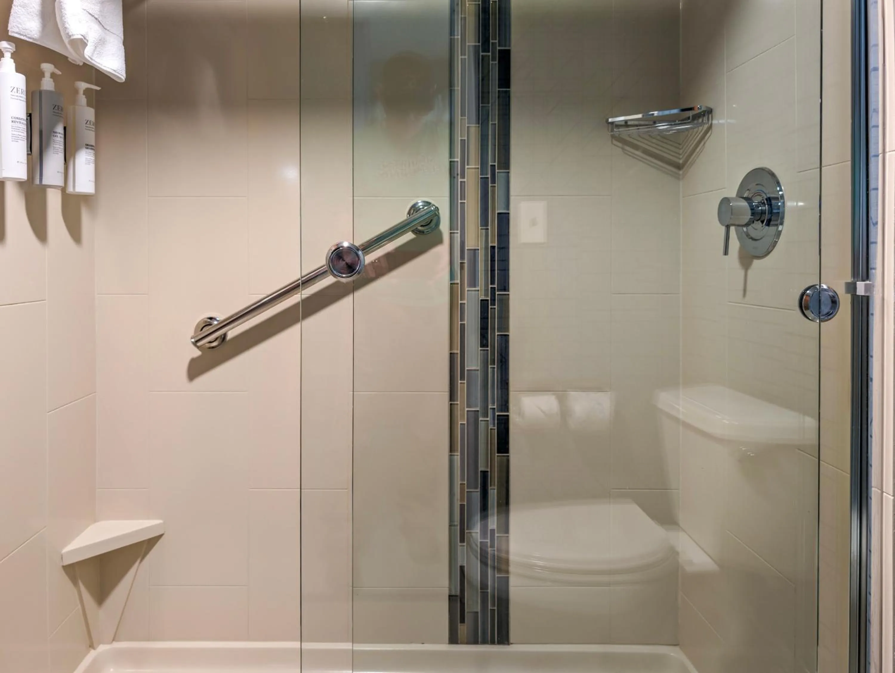 Shower in Homewood Suites by Hilton Oklahoma City Airport