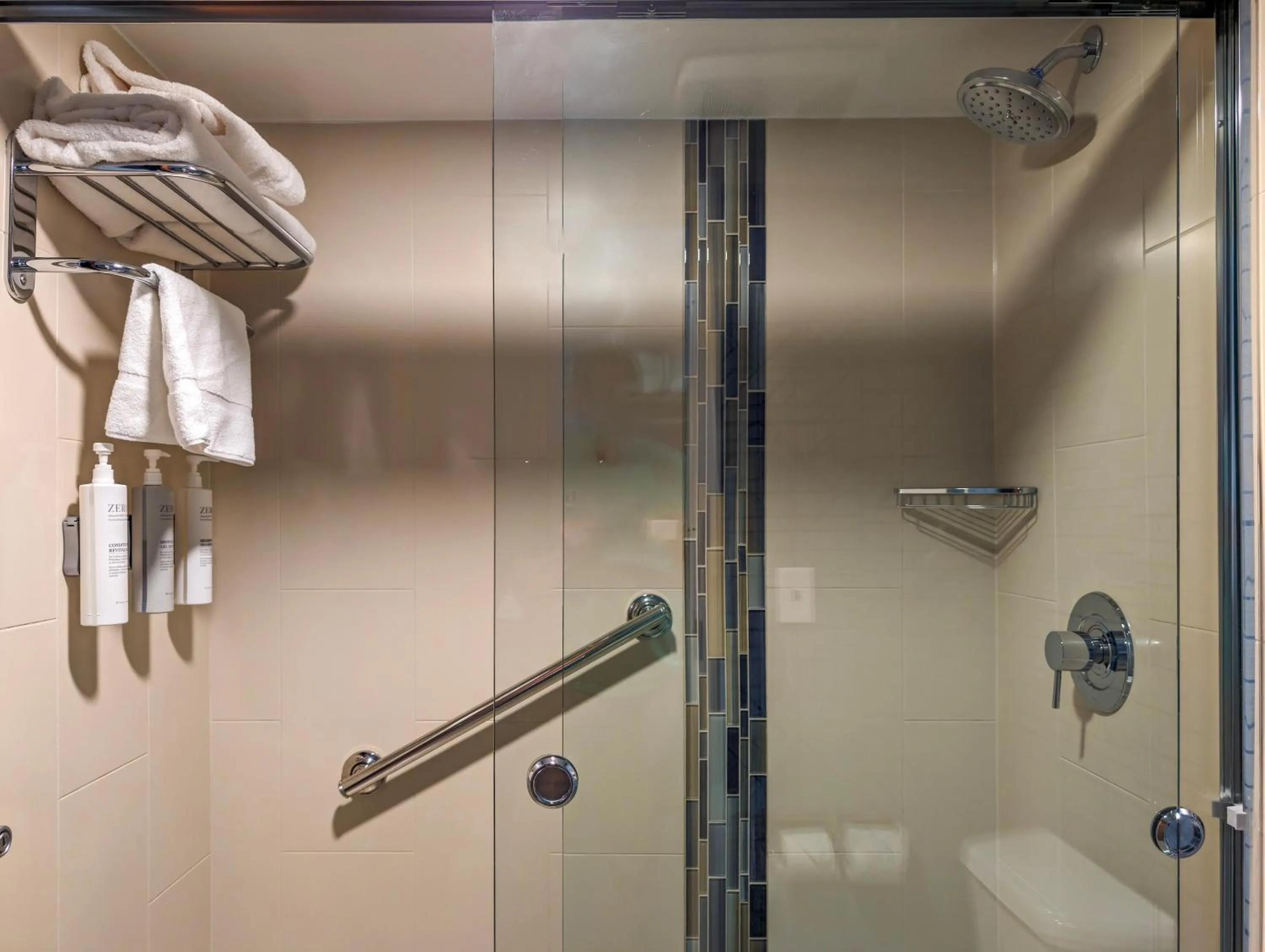 Shower in Homewood Suites by Hilton Oklahoma City Airport