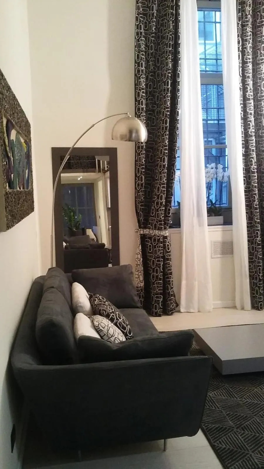 Living room, Bed in Luxory Loft