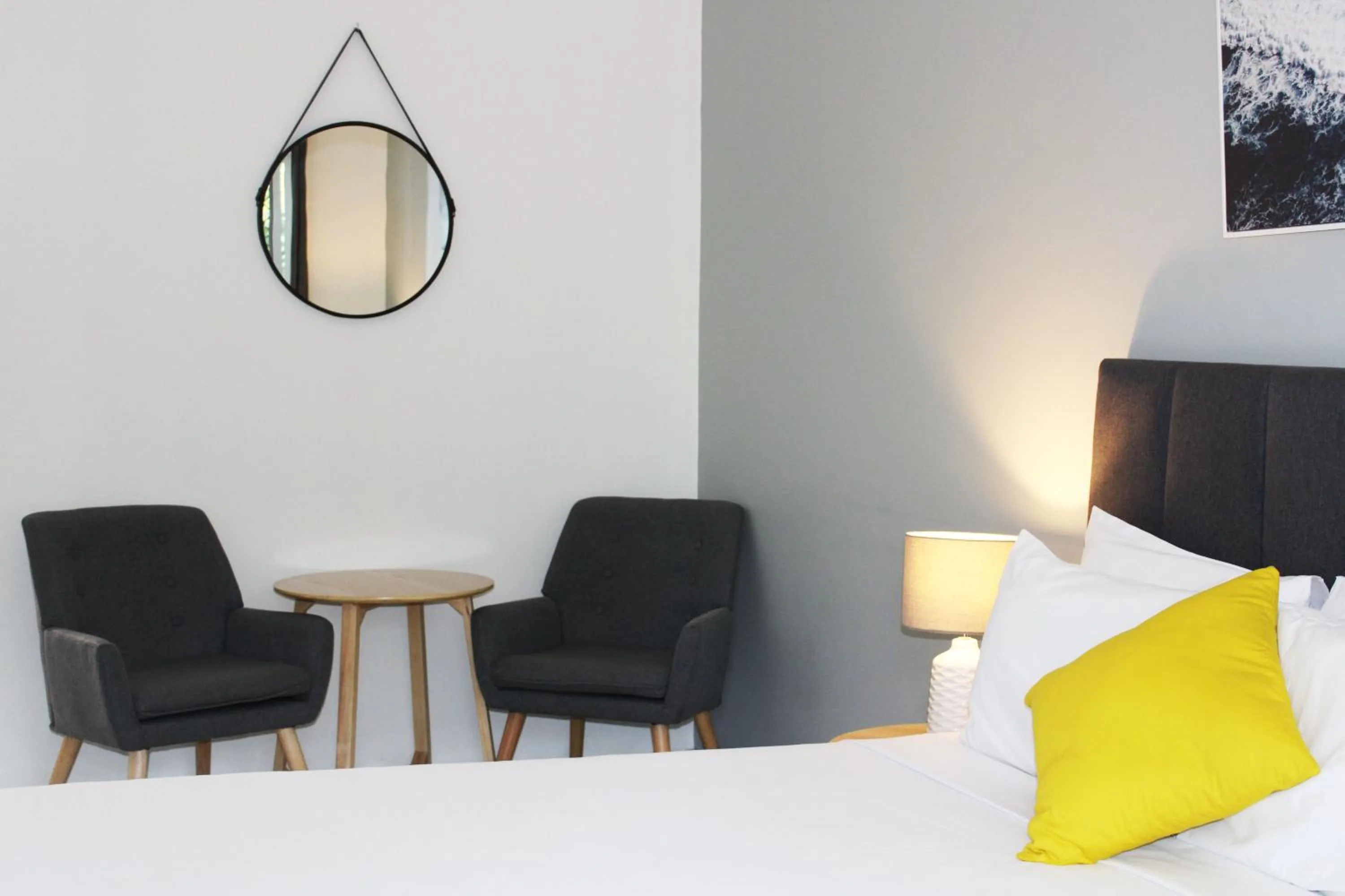 Bed in Coral Beach Lodge