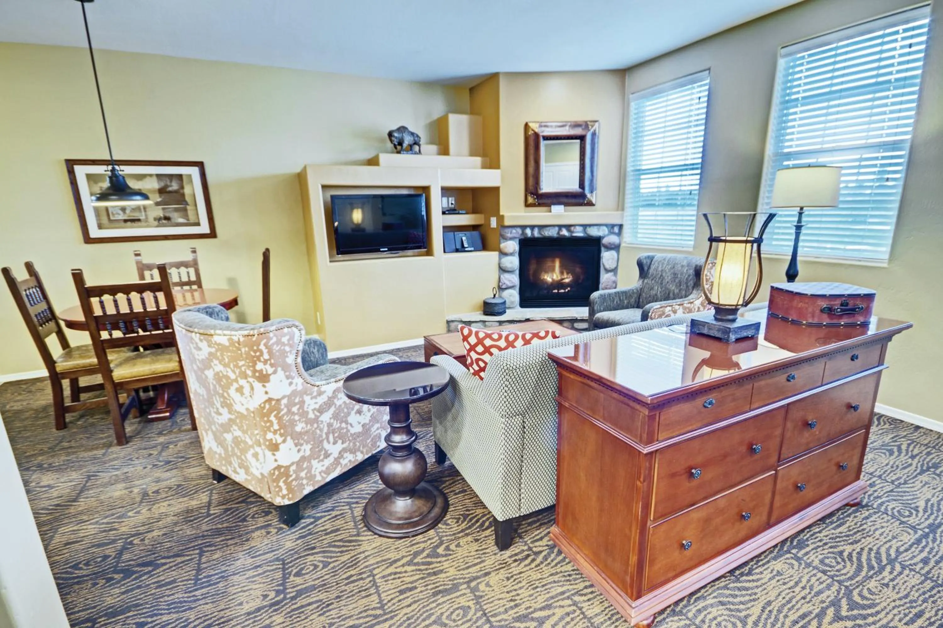 Living room in WorldMark Bison Ranch