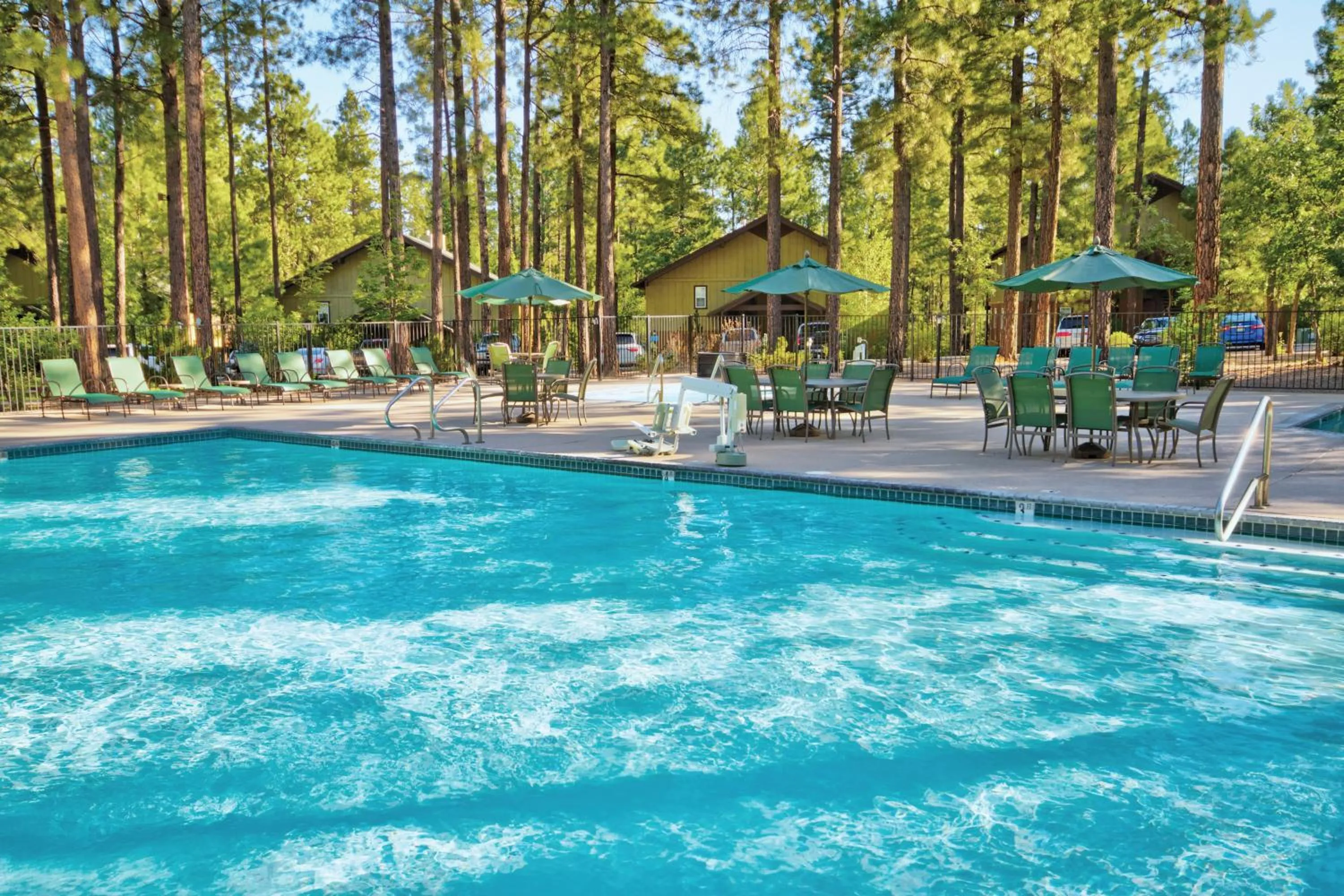 Swimming pool in WorldMark Pinetop