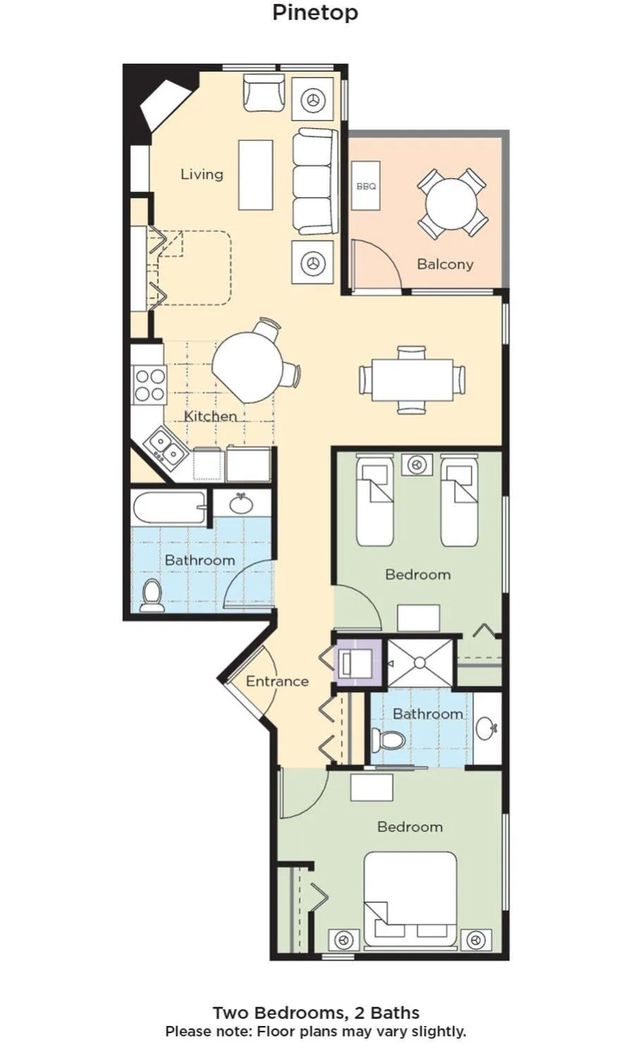 Floor plan in WorldMark Pinetop