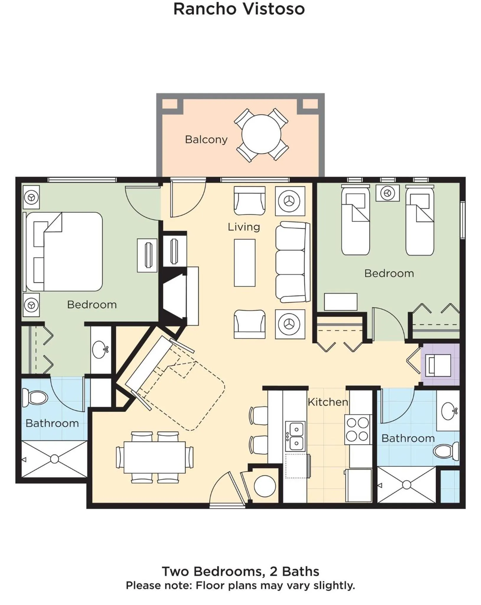 Floor plan in WorldMark Rancho Vistoso