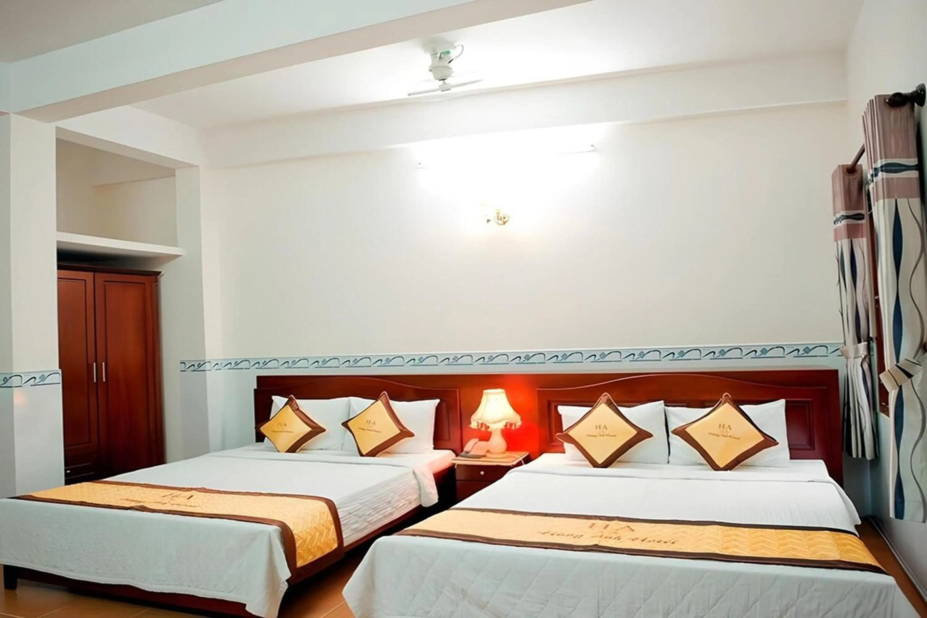 Bed in Hung Anh Hotel