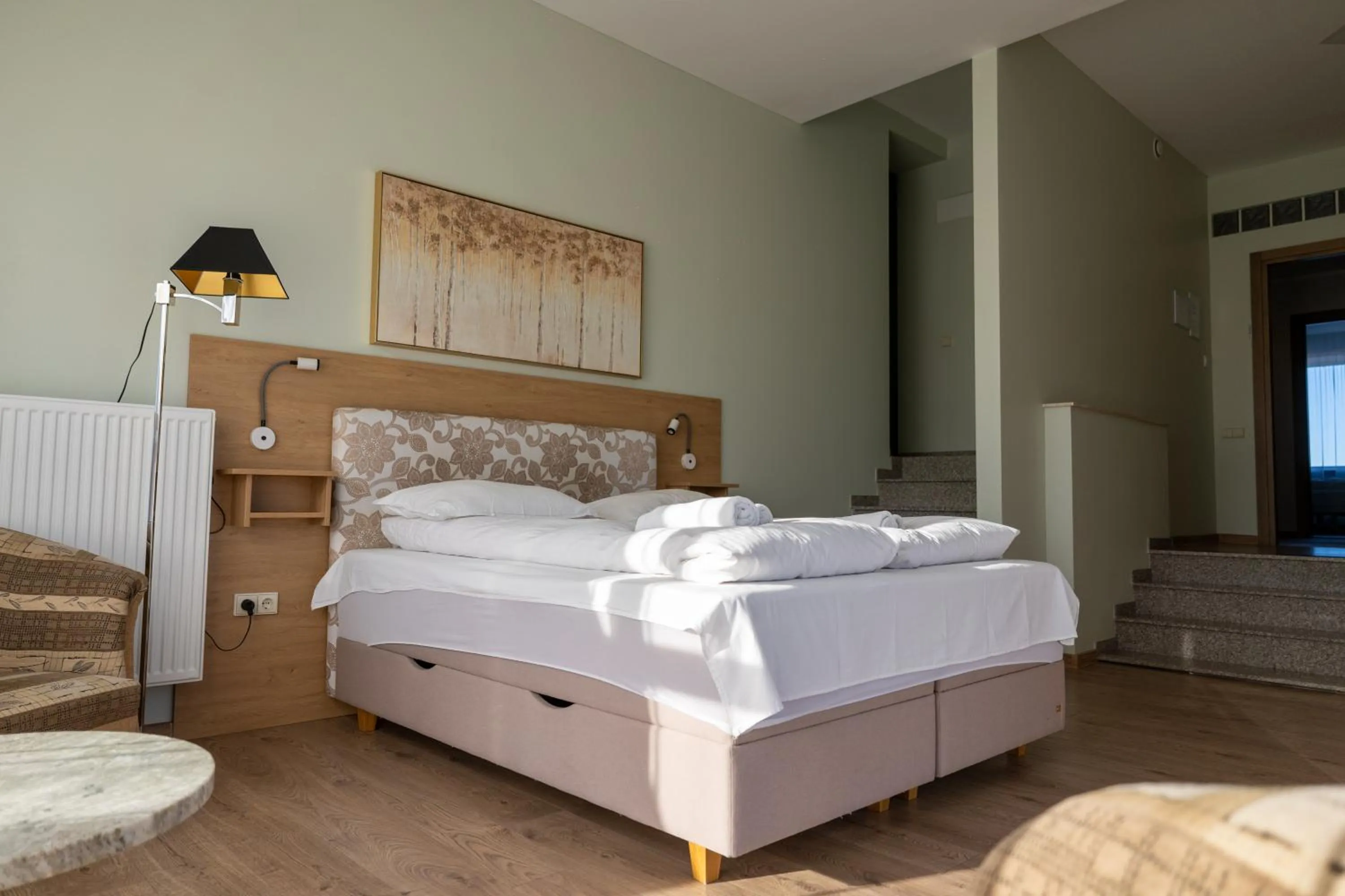 Bed in Viešbutis Banga