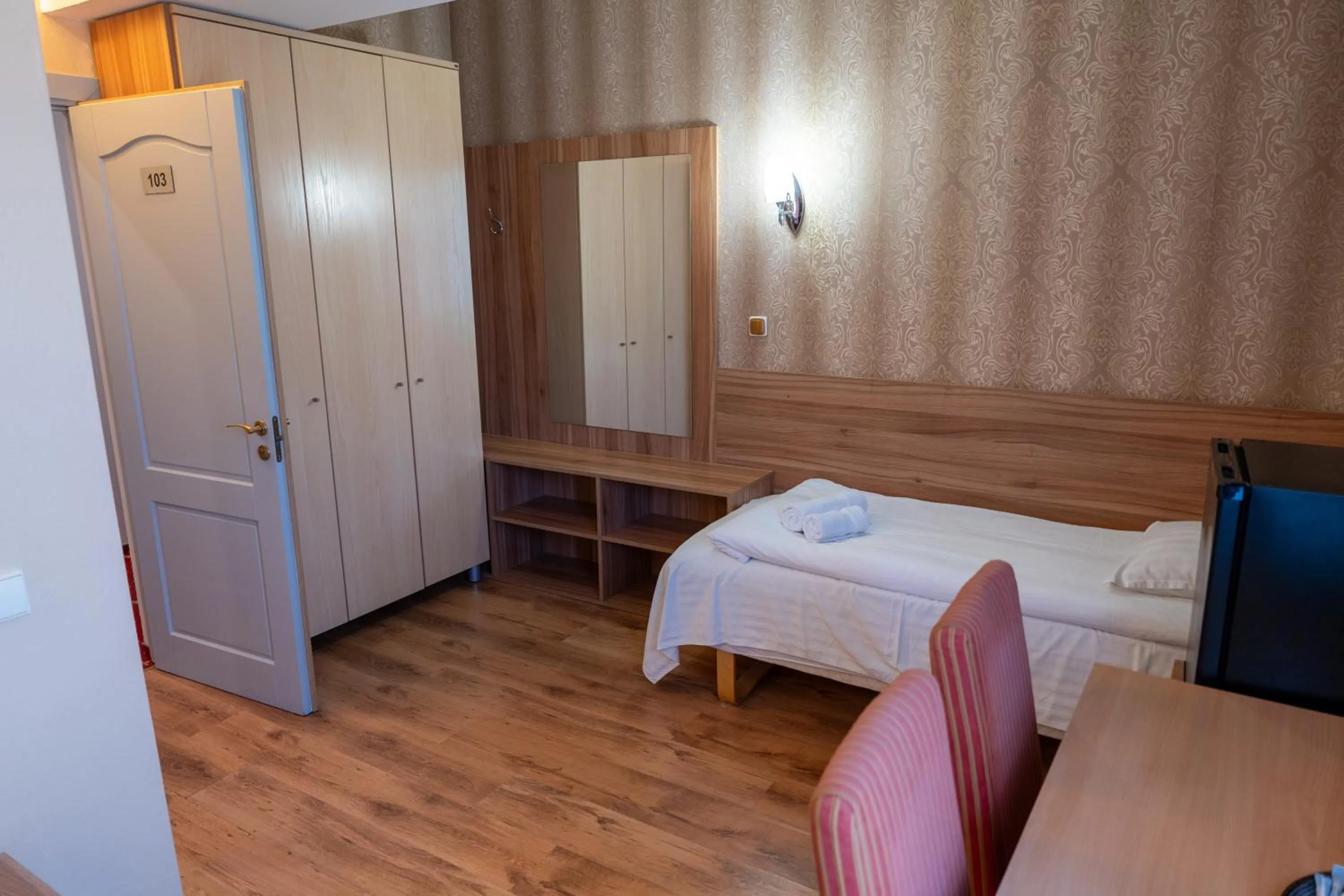 Bed in Viešbutis Banga