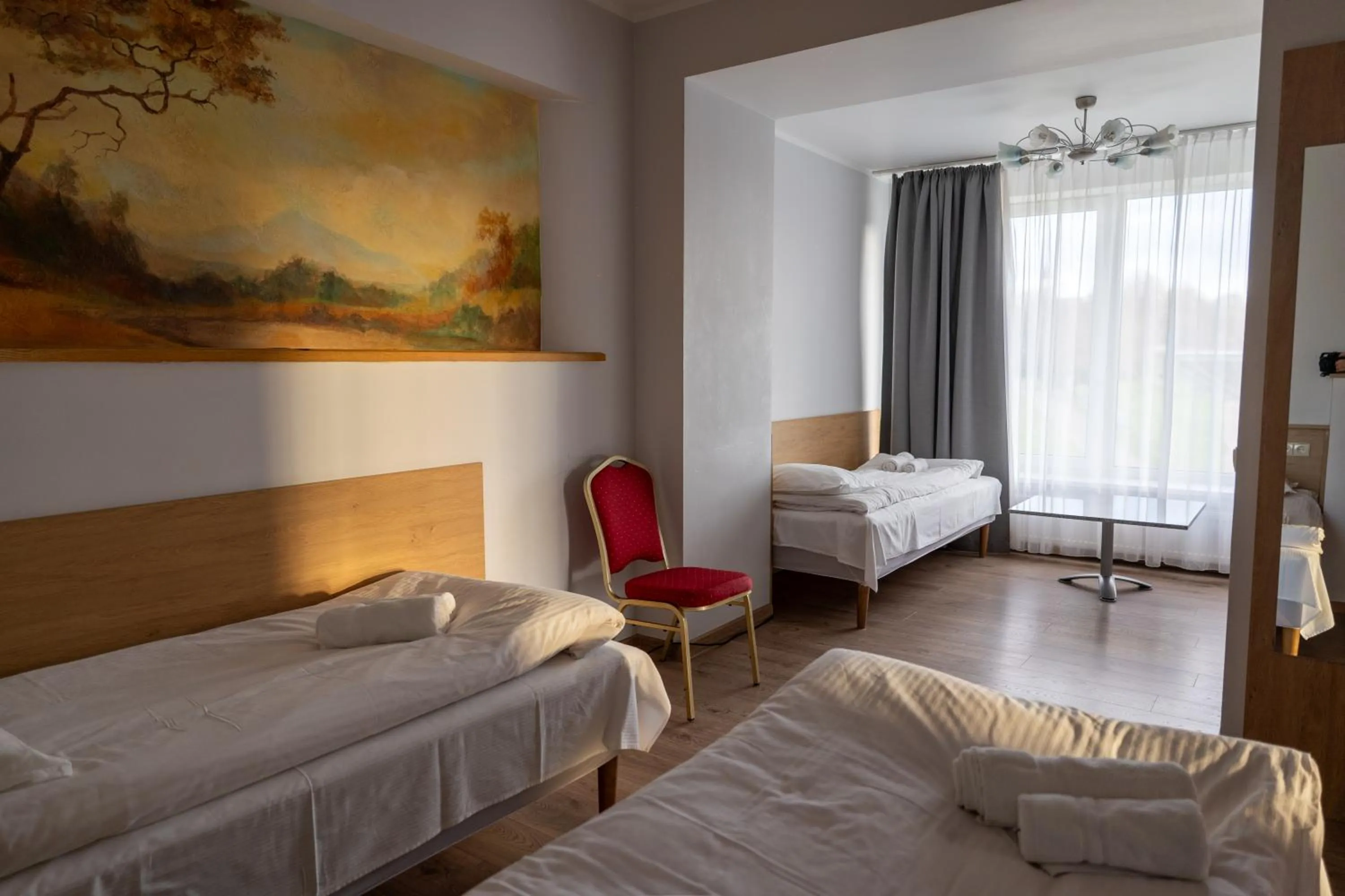 Bed in Viešbutis Banga