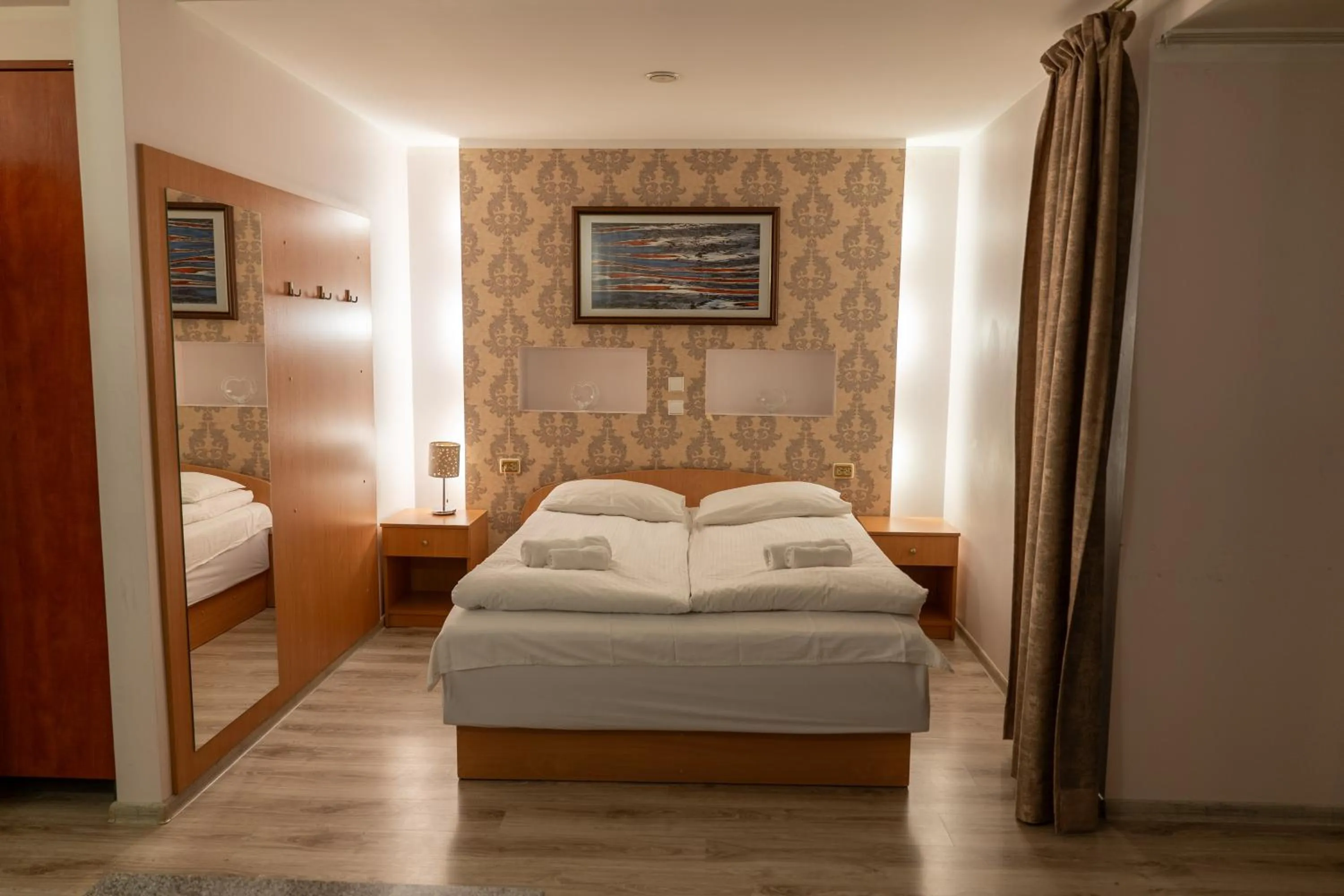 Bed in Viešbutis Banga