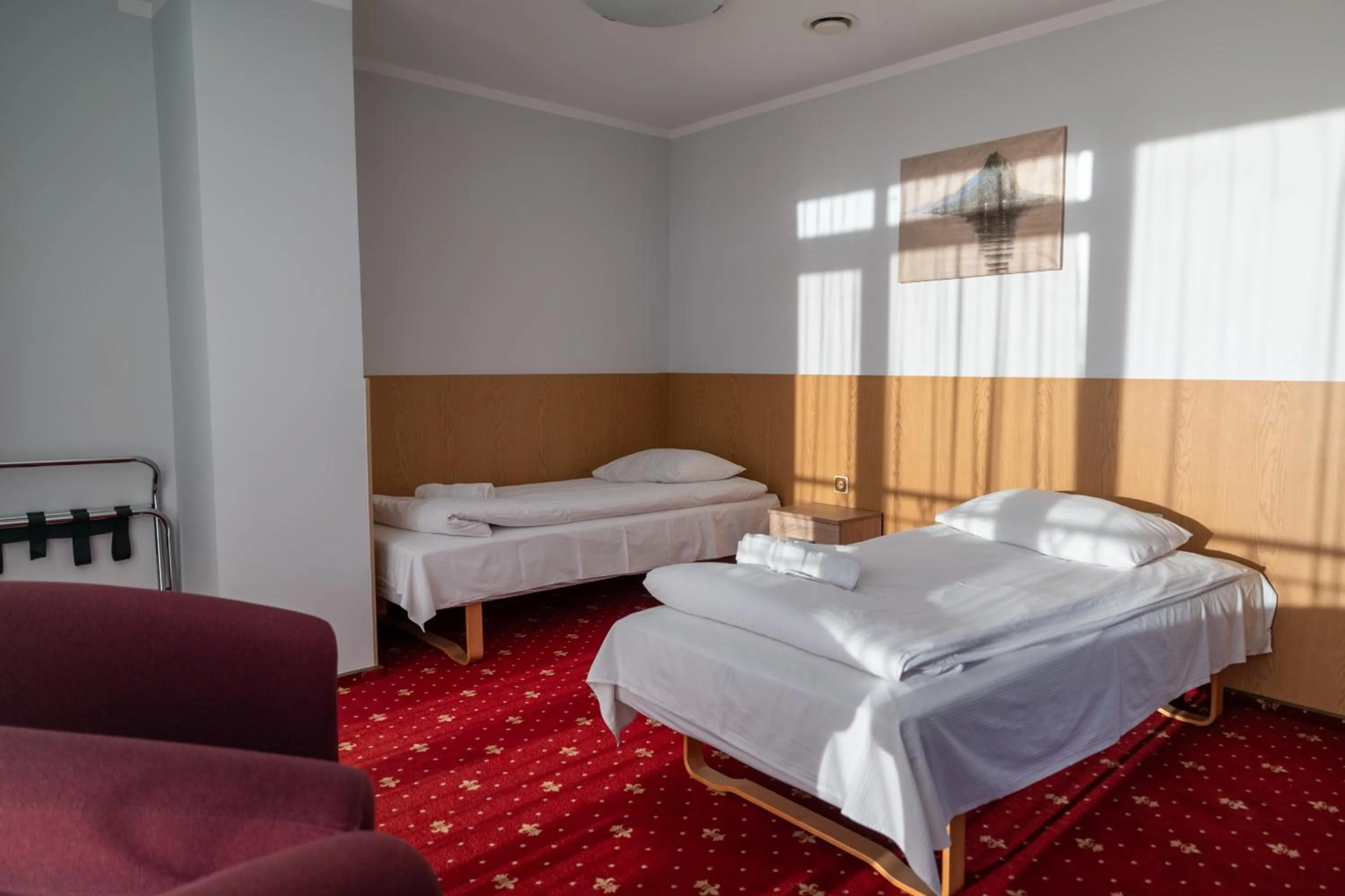 Bed in Viešbutis Banga