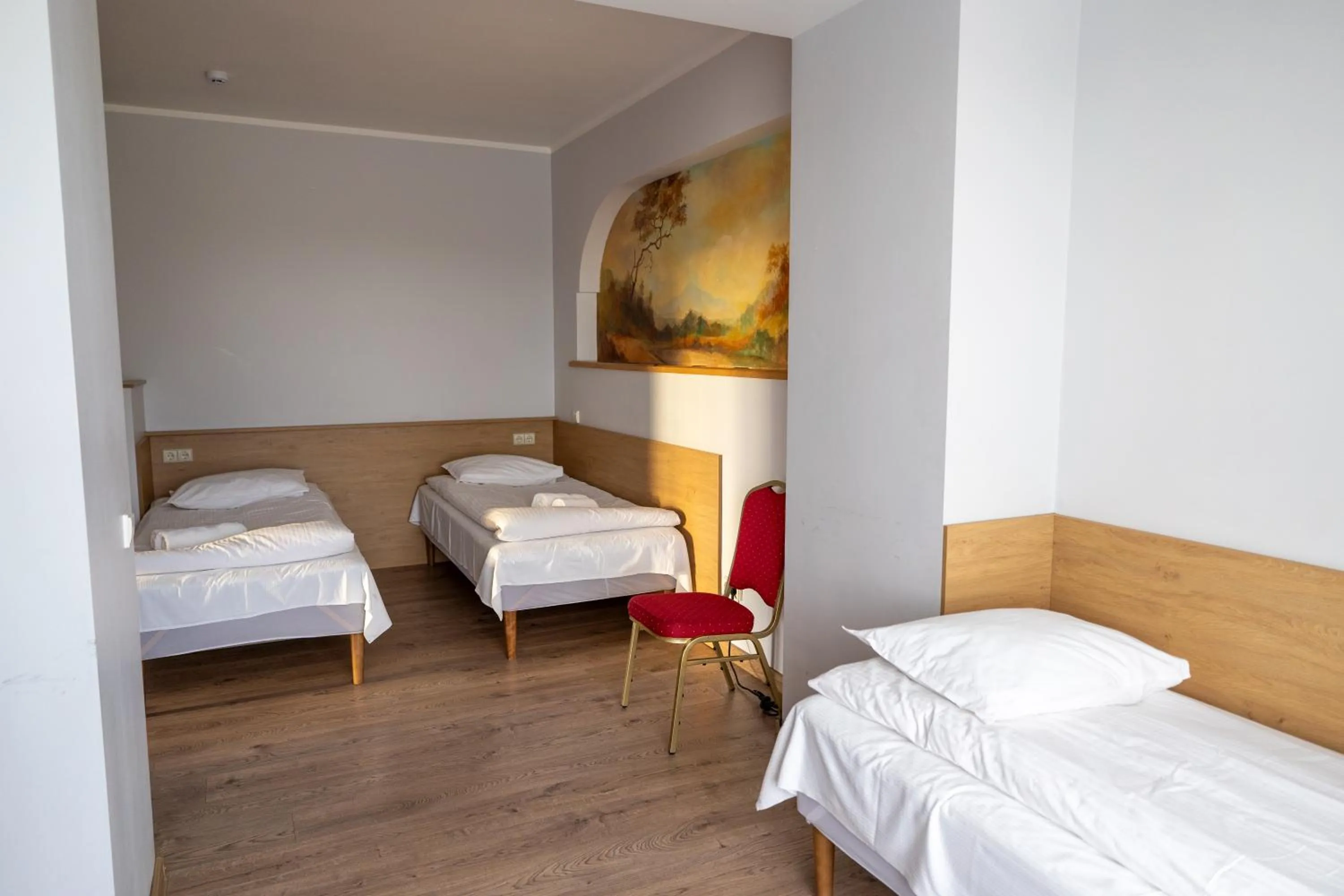 Bed in Viešbutis Banga