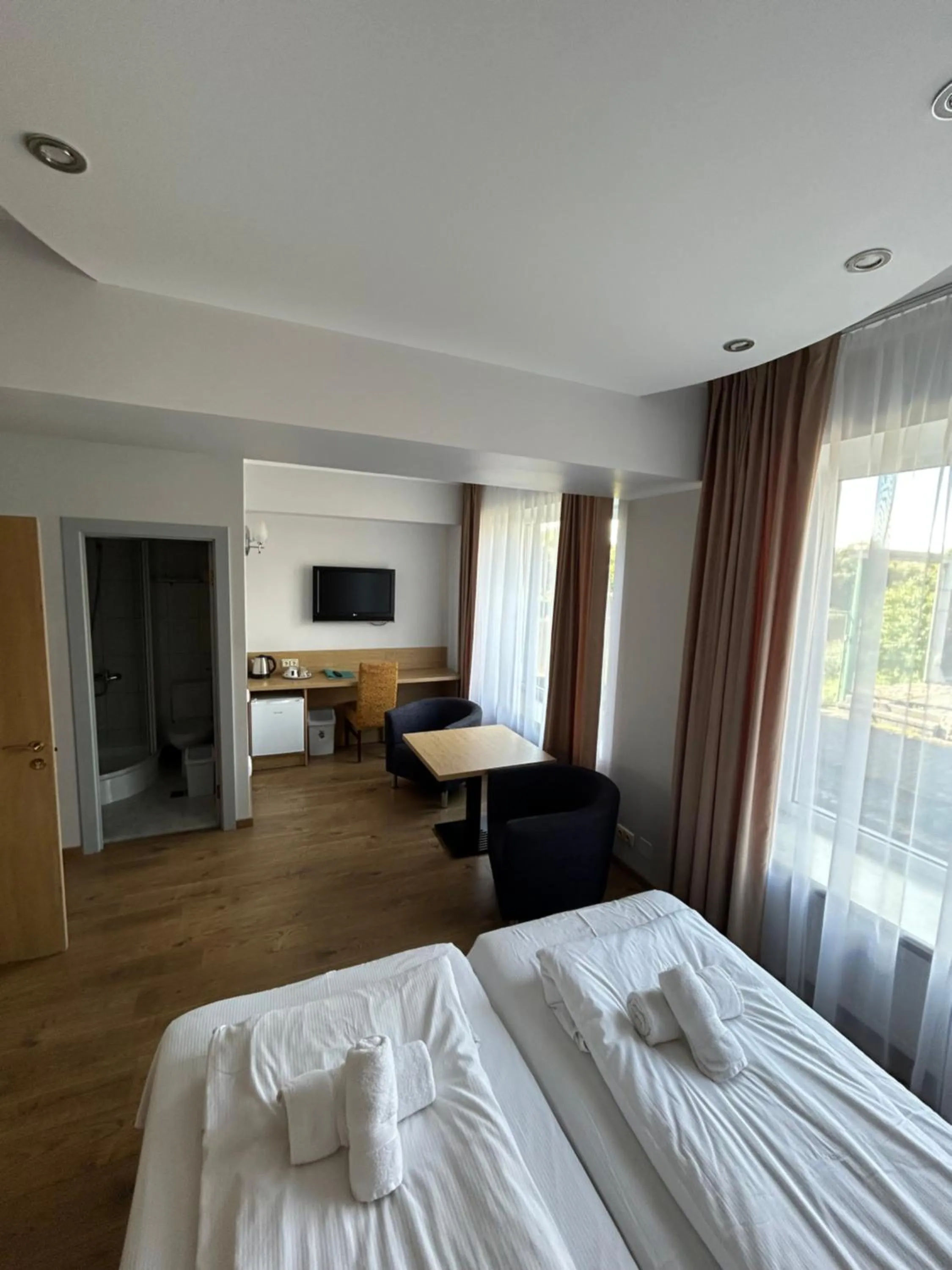 Bed in Viešbutis Banga