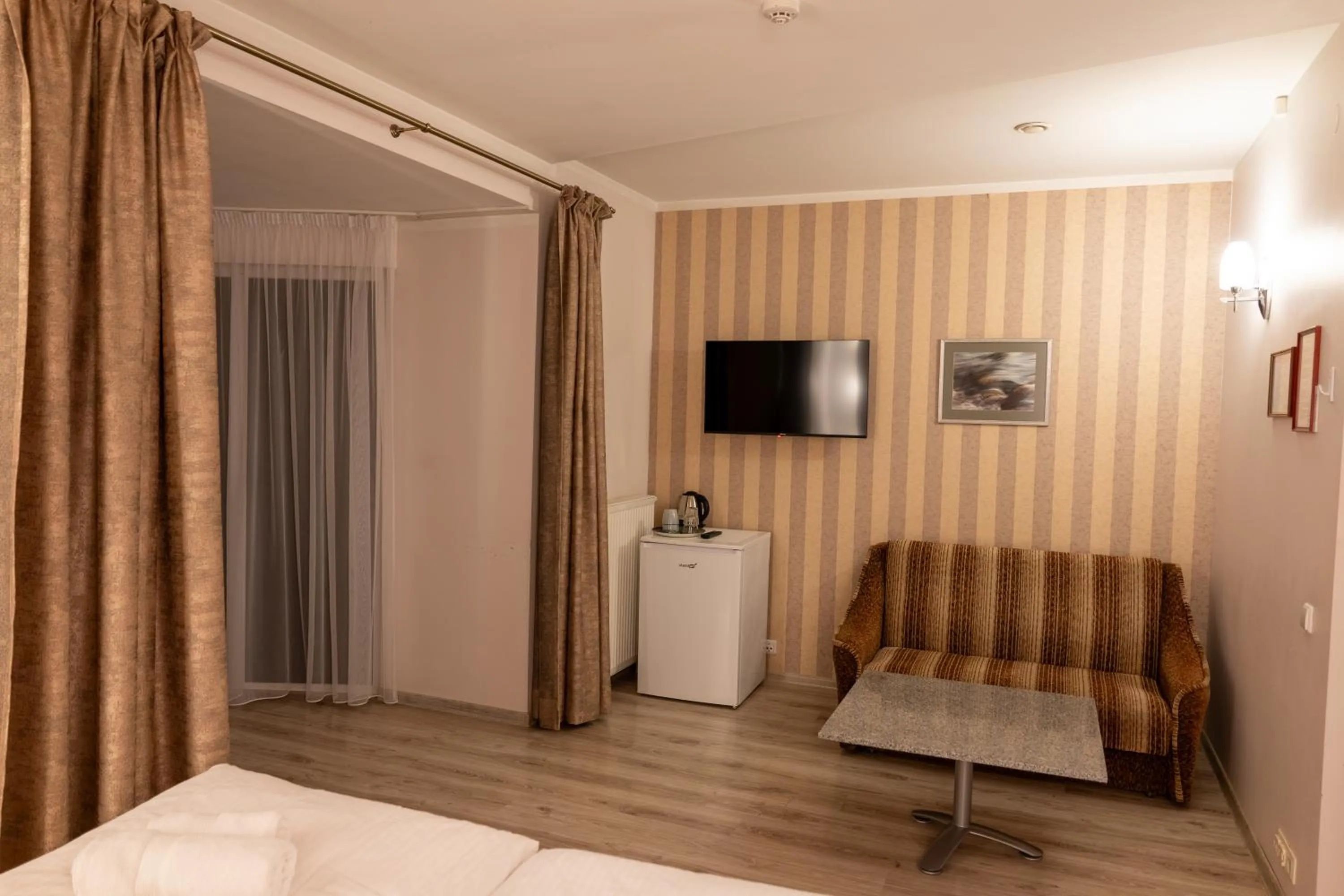 Bed in Viešbutis Banga