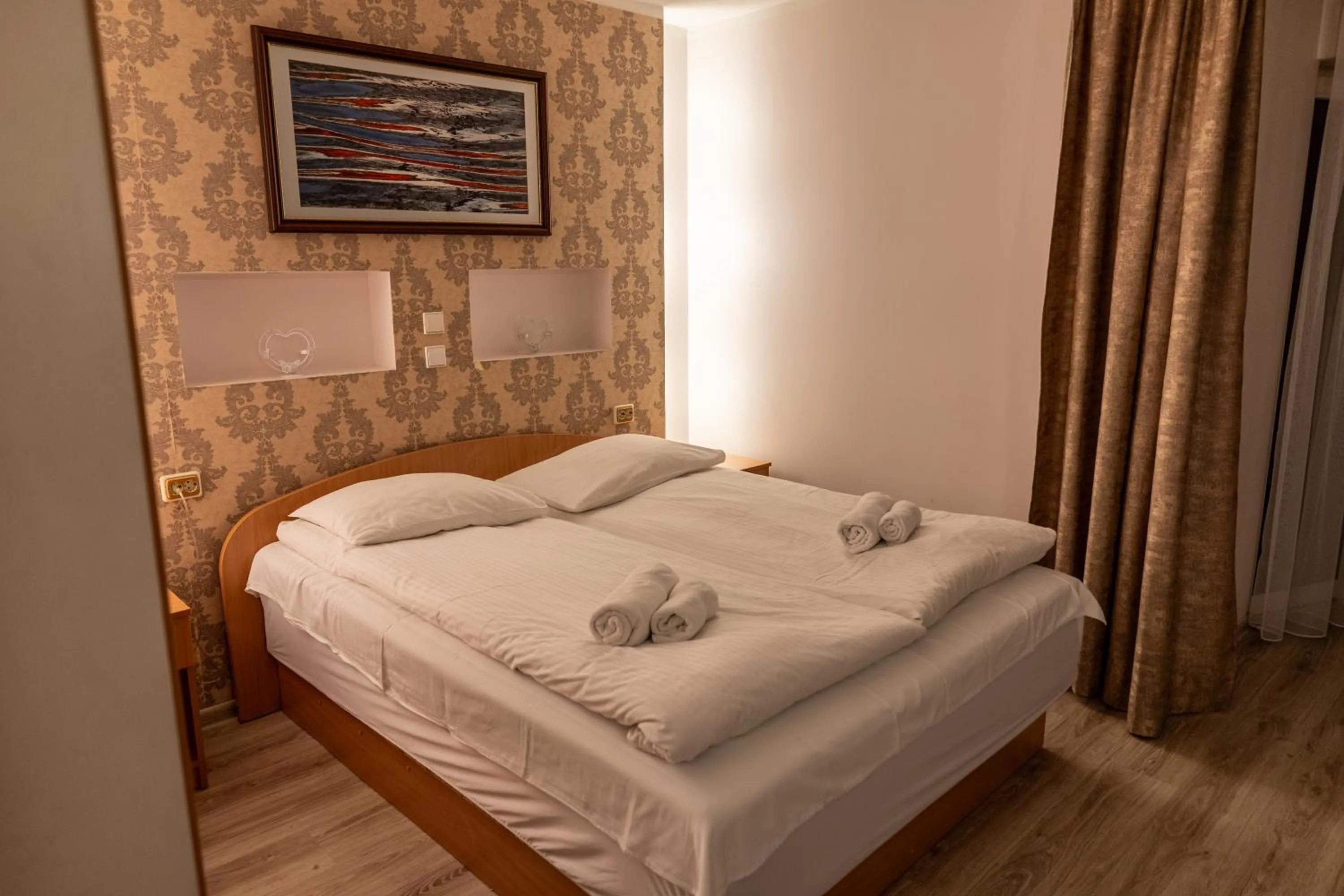 Bed in Viešbutis Banga