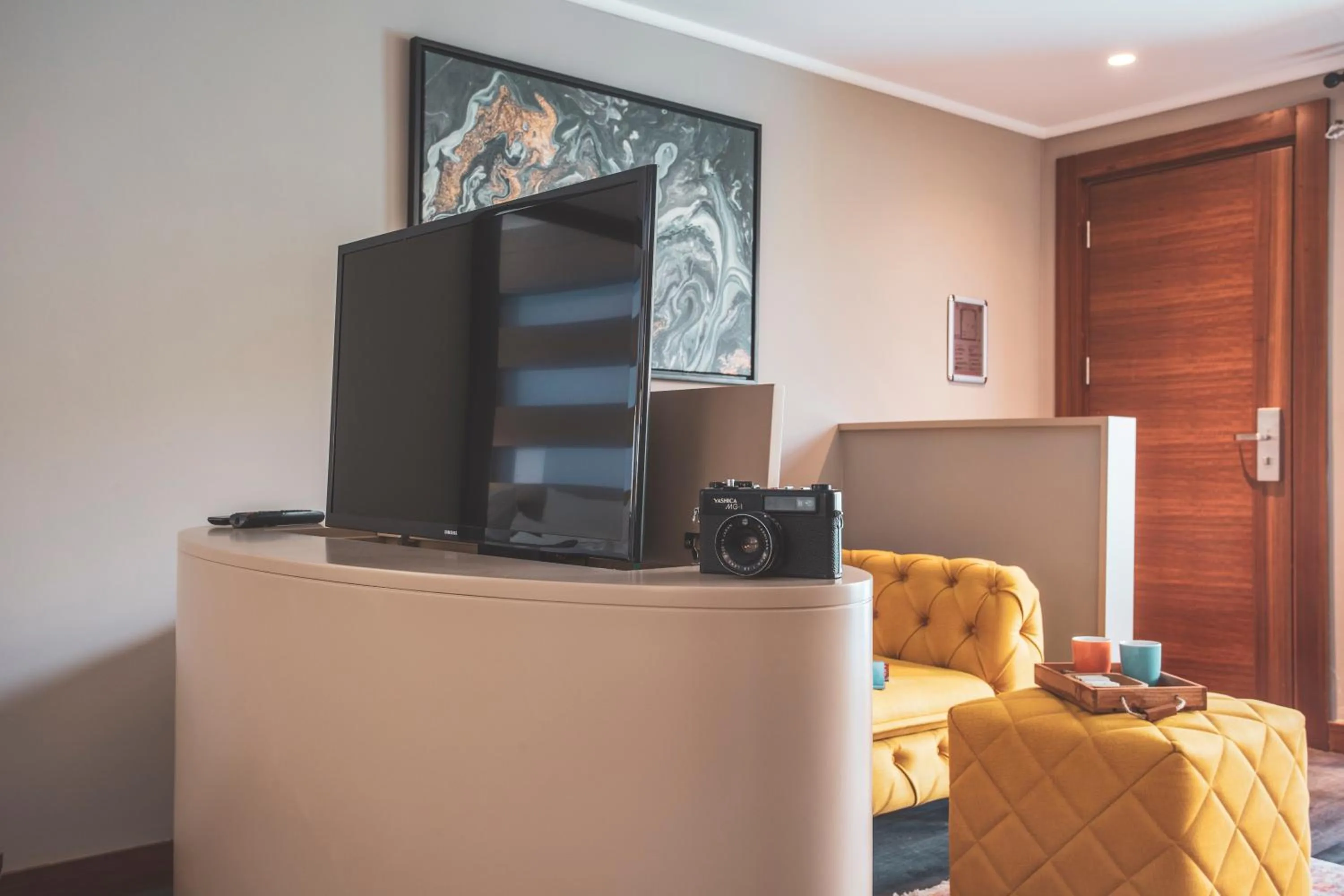 TV and multimedia in Orka Cove Hotel Penthouse & Suites Adults Only