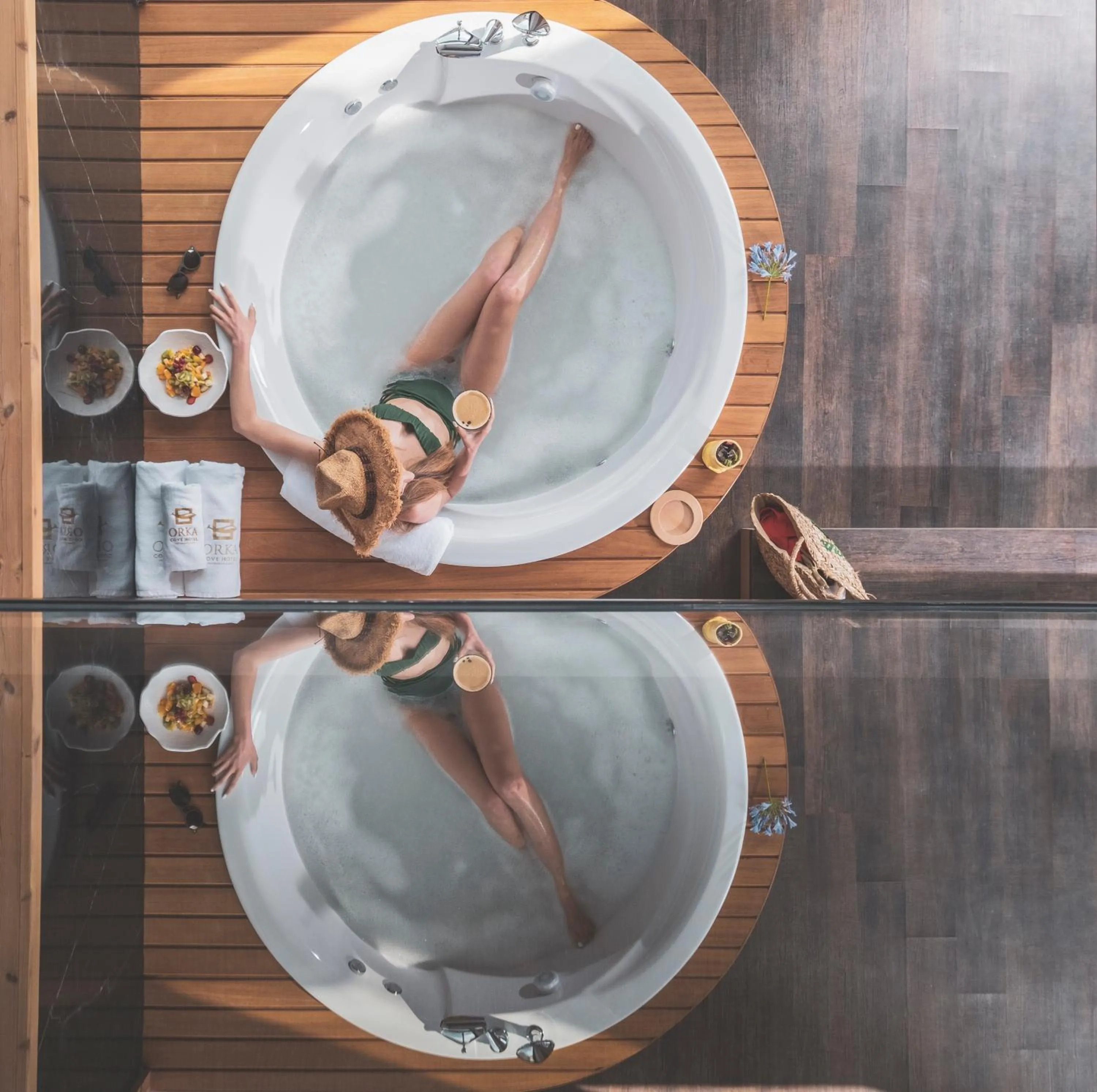 People in Orka Cove Hotel Penthouse & Suites Adults Only