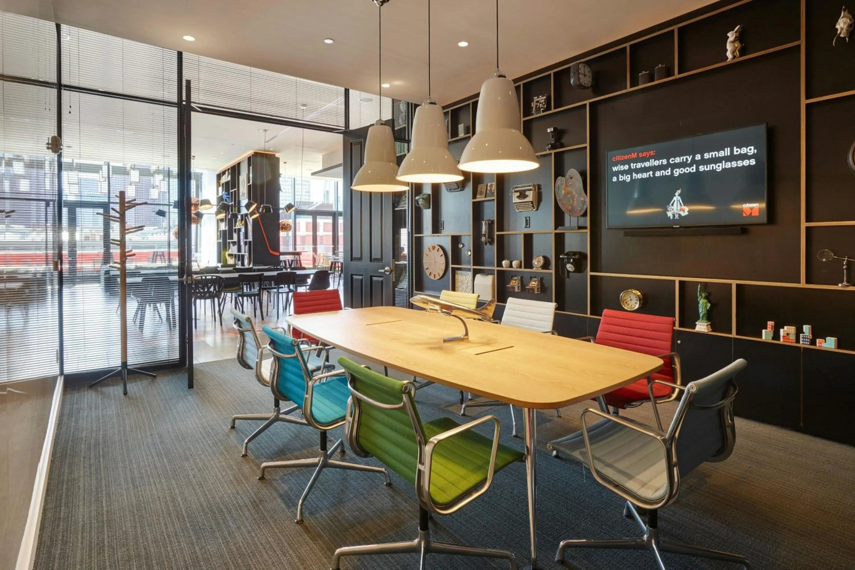 Meeting/conference room in citizenM Boston North Station