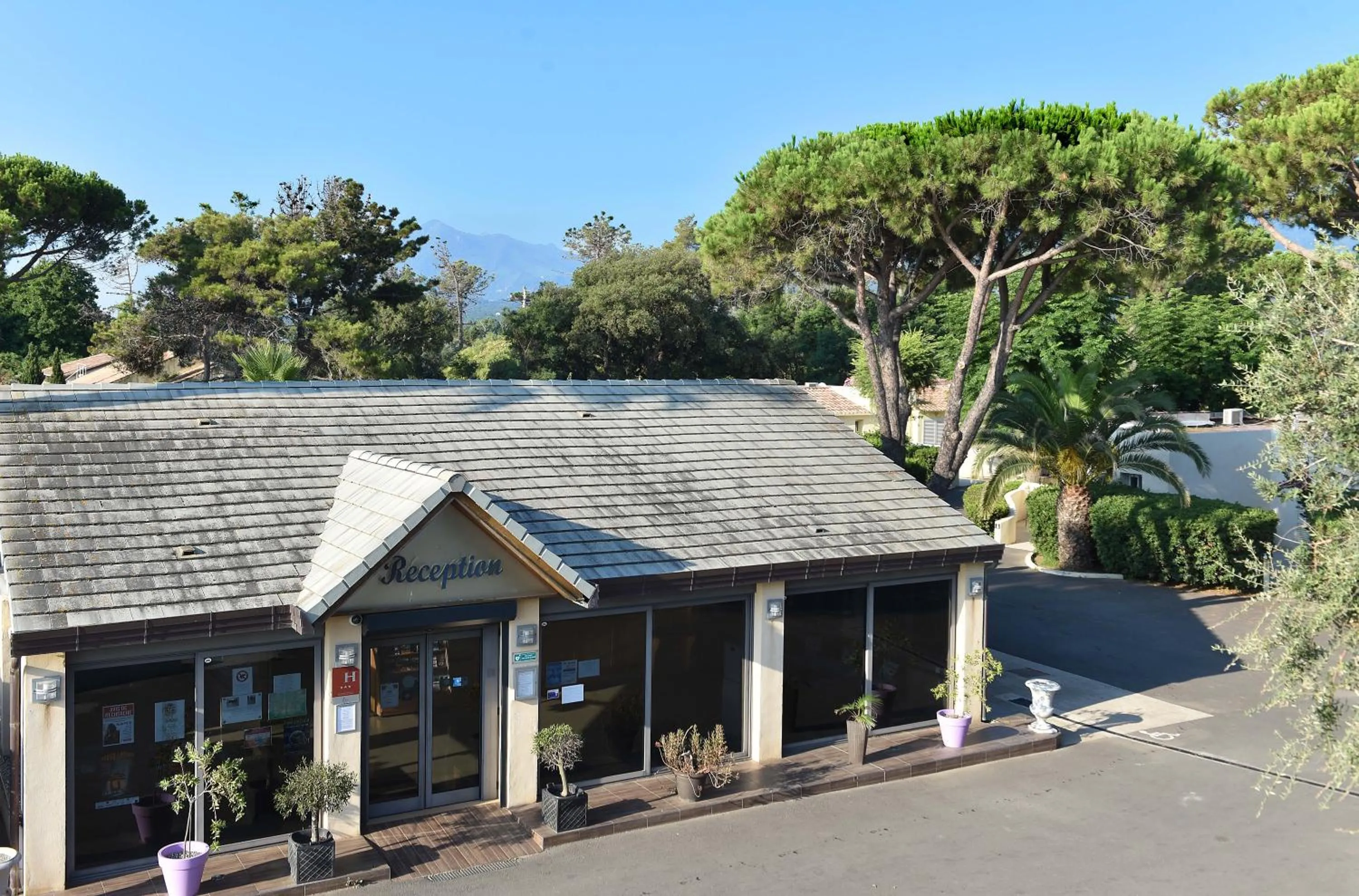 Property building in Hotel & Restaurant San Pellegrino