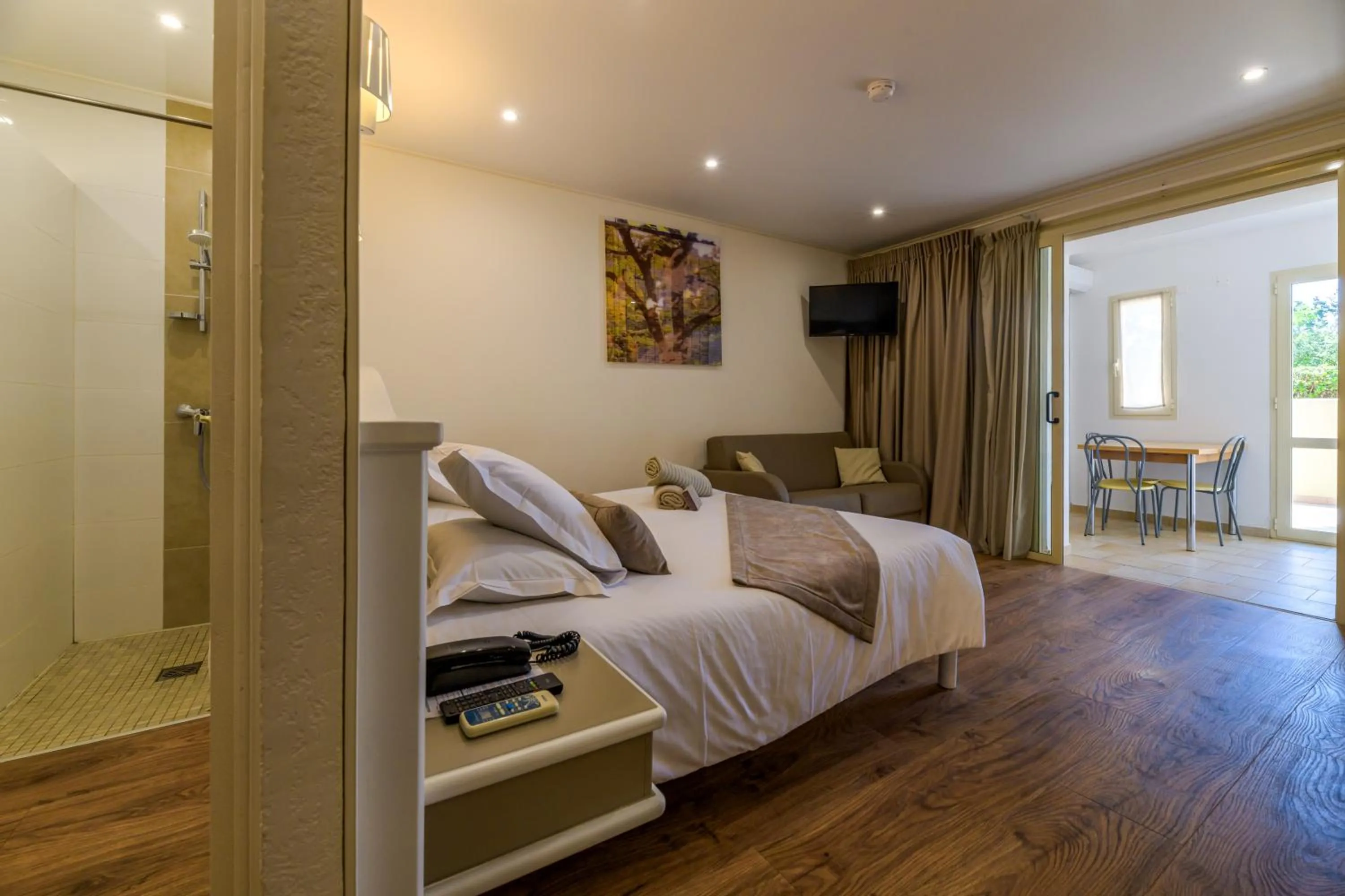 Photo of the whole room, Bed in Hotel & Restaurant San Pellegrino