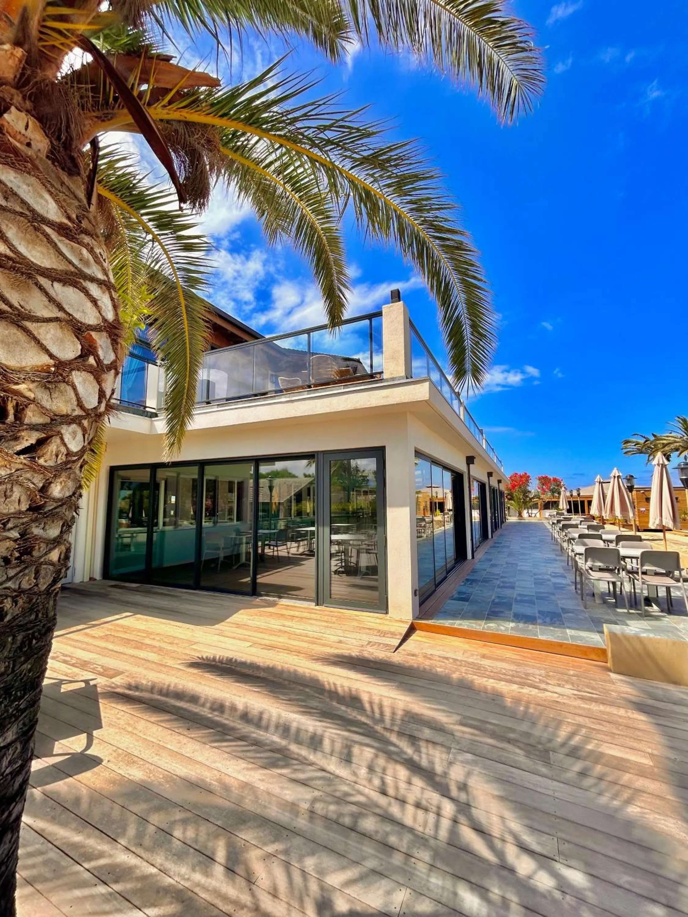 Patio in Hotel & Restaurant San Pellegrino