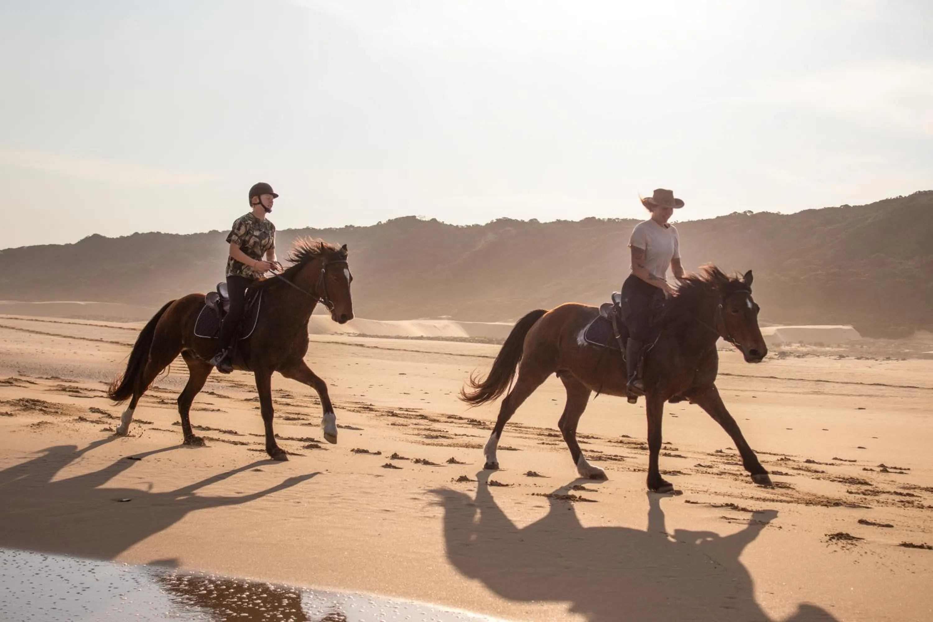 Horse-riding in Oceana Beach and Wildlife Reserve