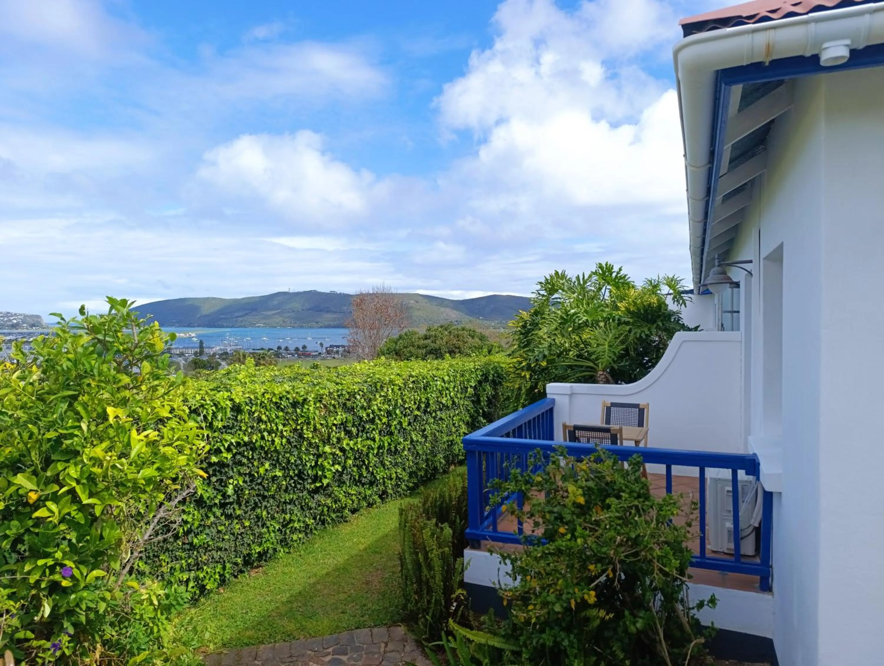 View (from property/room) in Guinea Fowl Lodge - Lagoon & Heads View B&B, Central Knysna